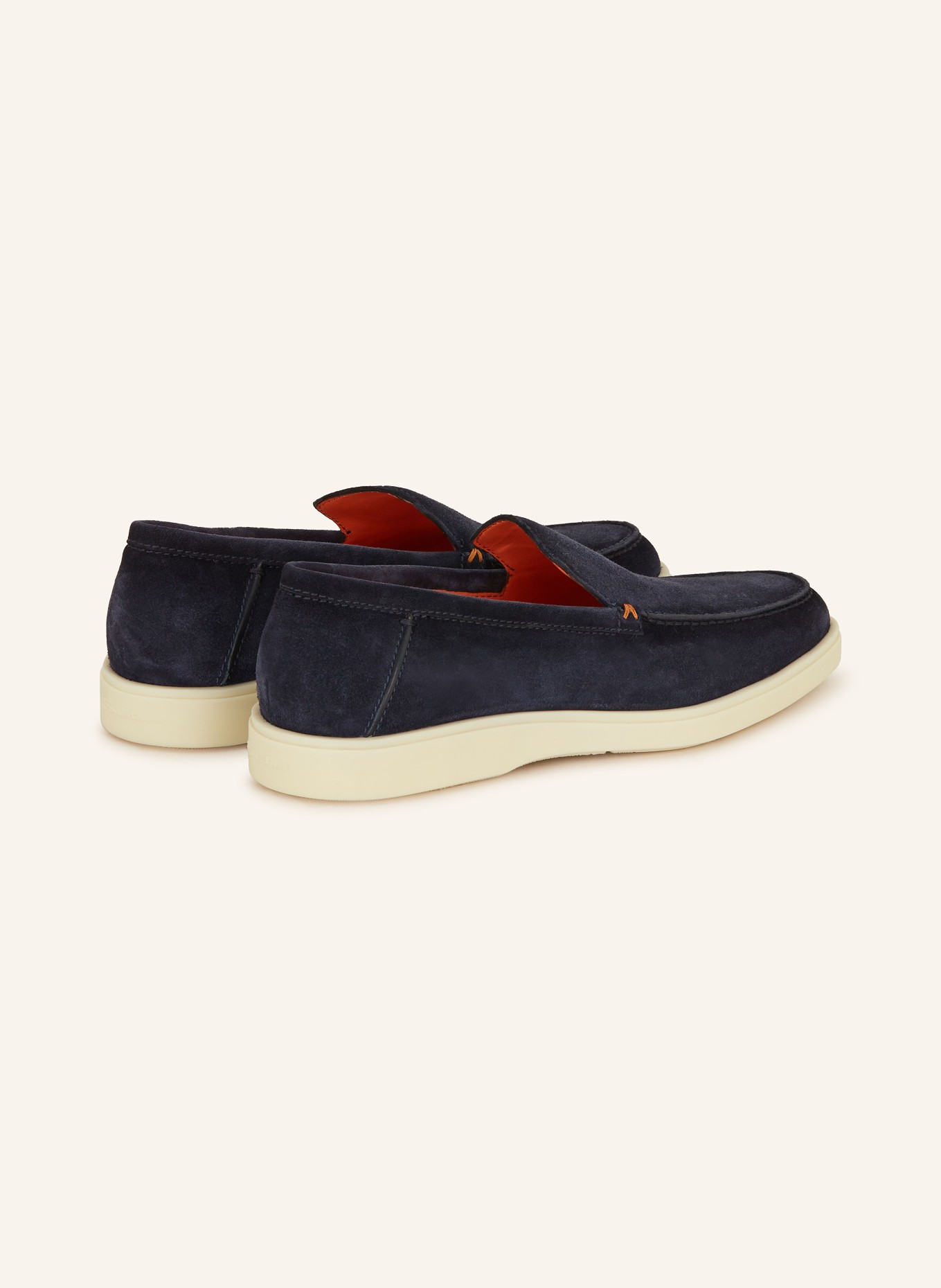 Santoni Slipper BOTANIST: DUNKELBLAU