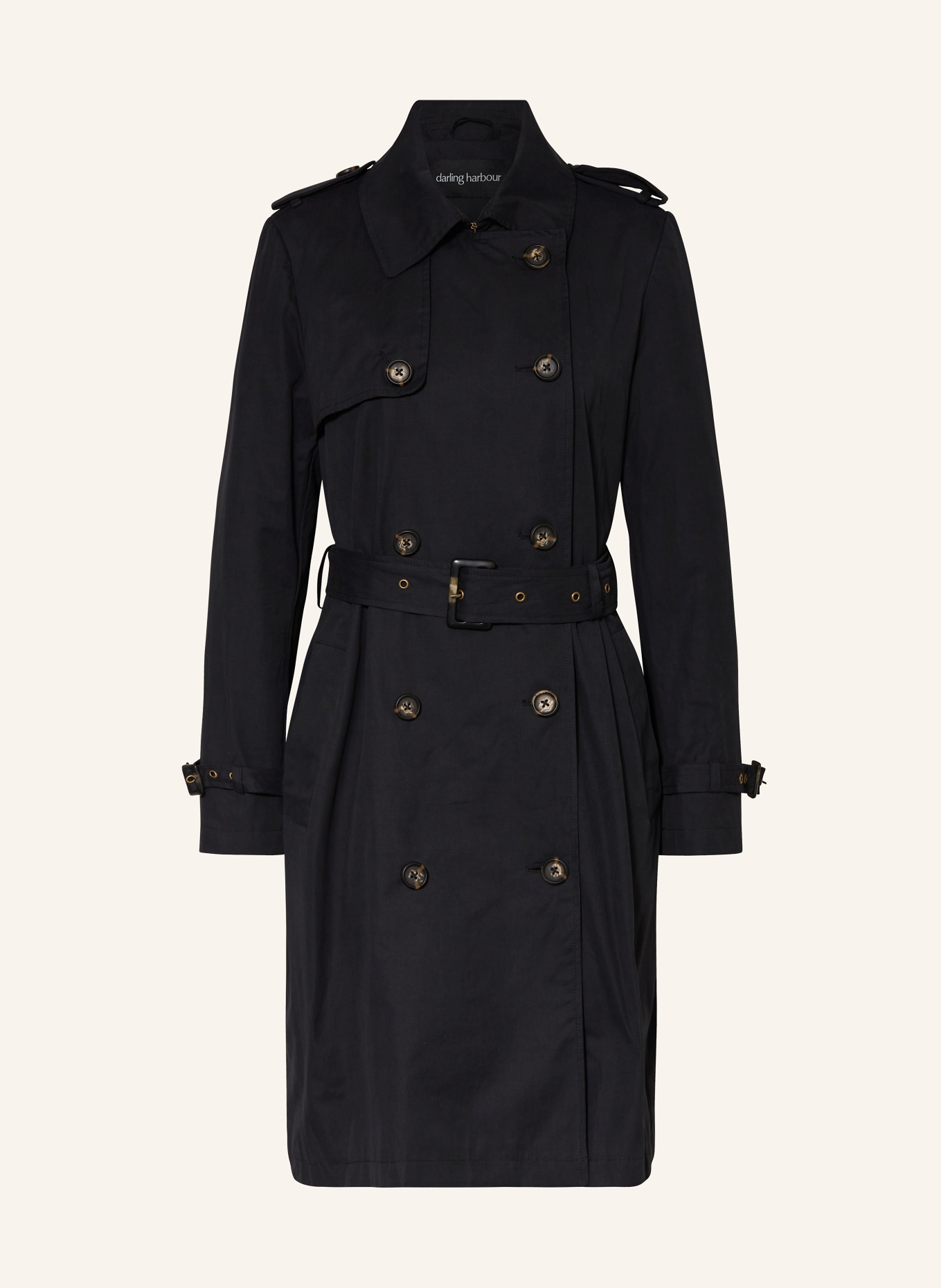 Black trench coat women 2025