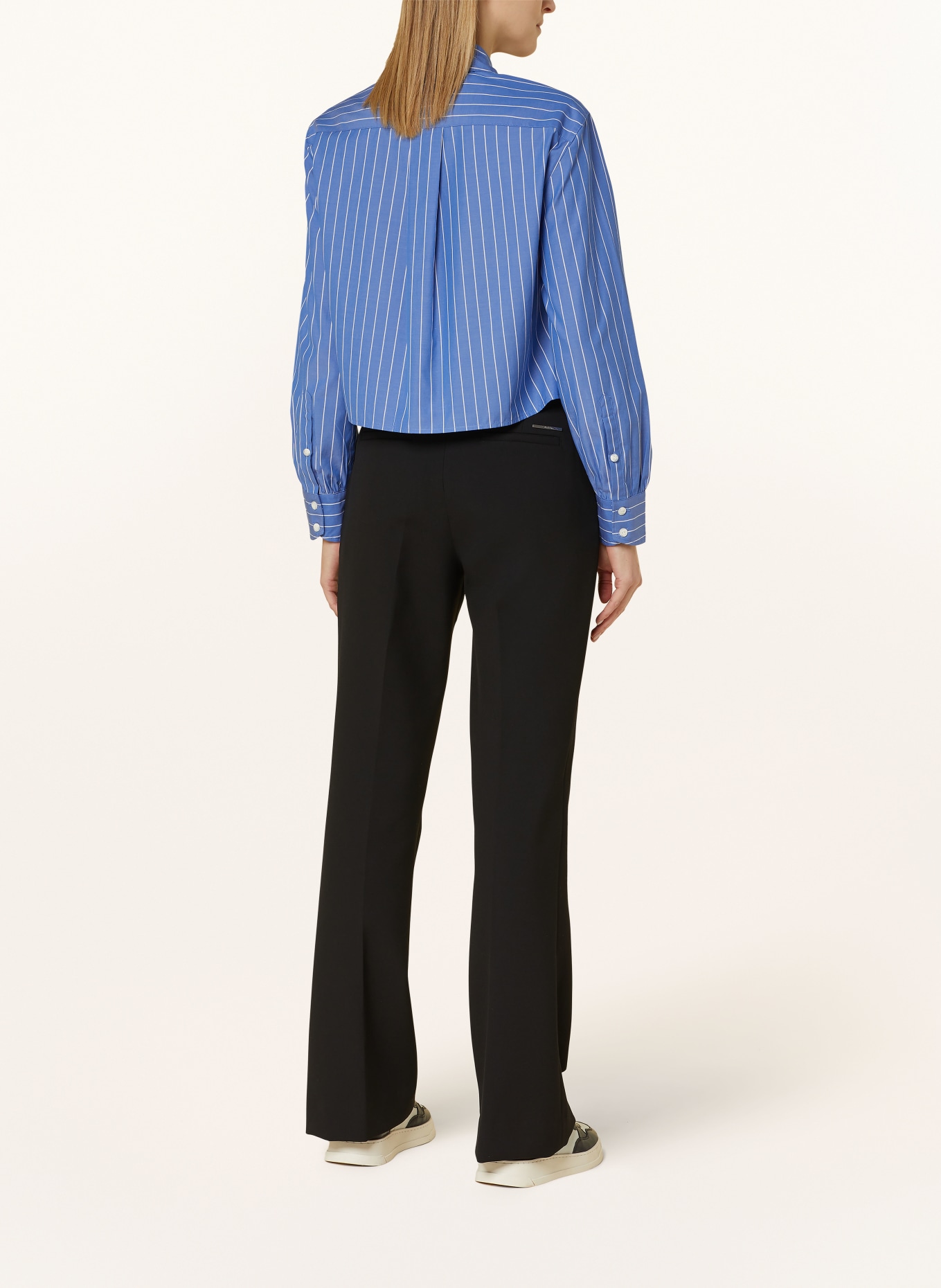 rag & bone Cropped shirt blouse MAXINE, Color: BLUE/ WHITE (Image 3)