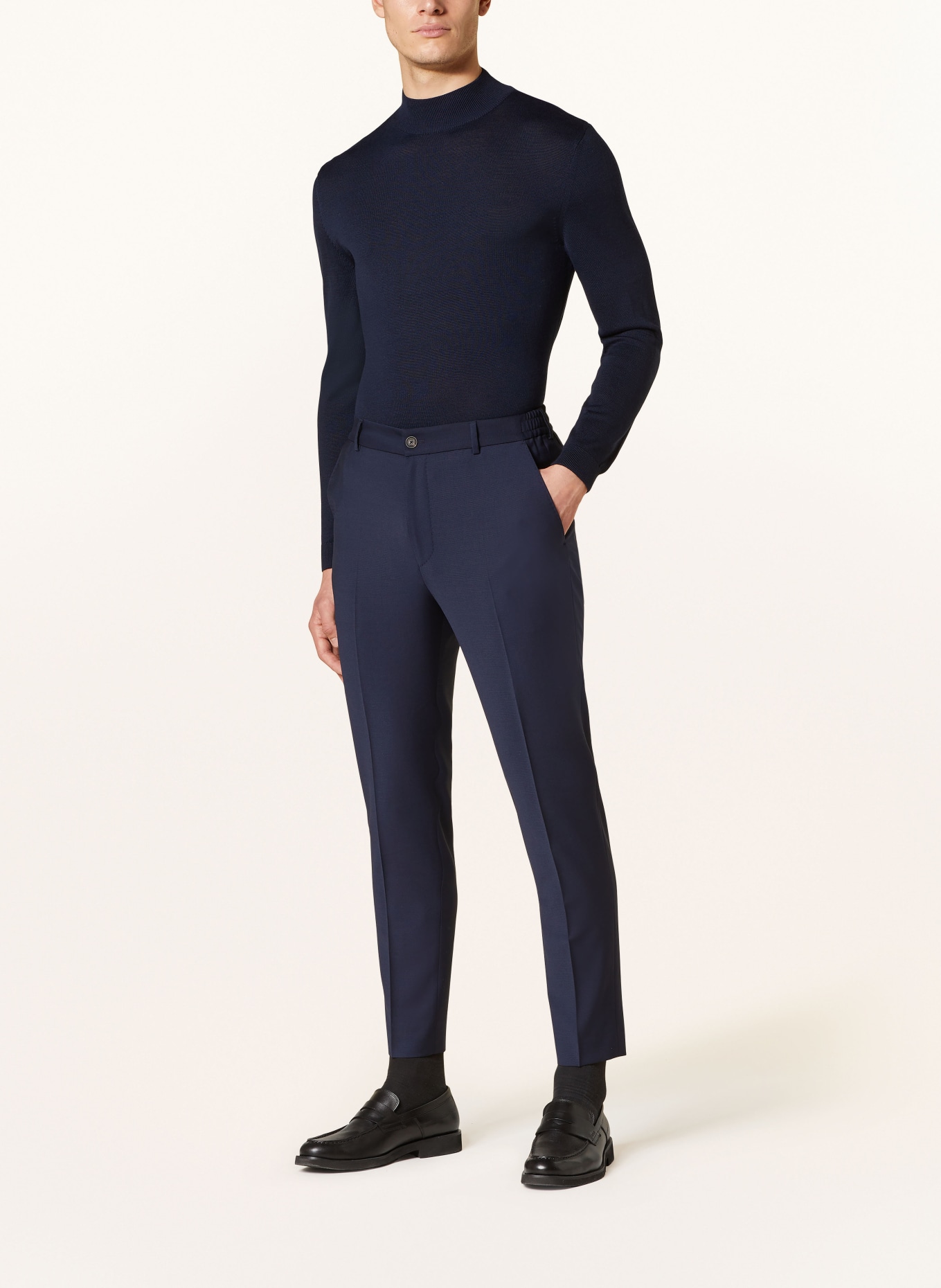 JOOP! Spodnie garniturowe BAXX slim fit, Kolor: 401 Dark Blue                  401 (Obrazek 3)