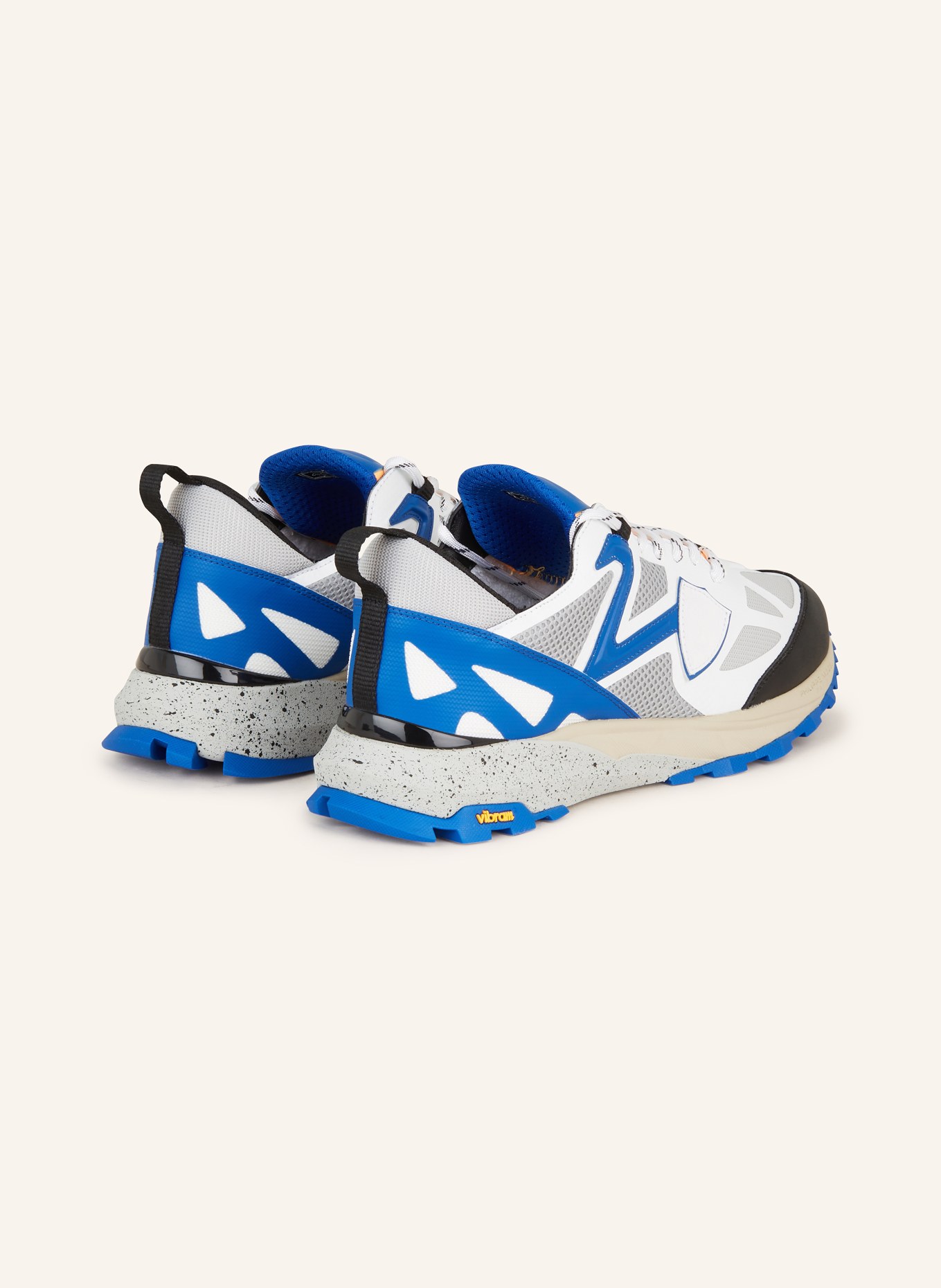 PHILIPPE MODEL Sneakers ROCX, Color: WHITE/ BLUE/ BLACK (Image 2)