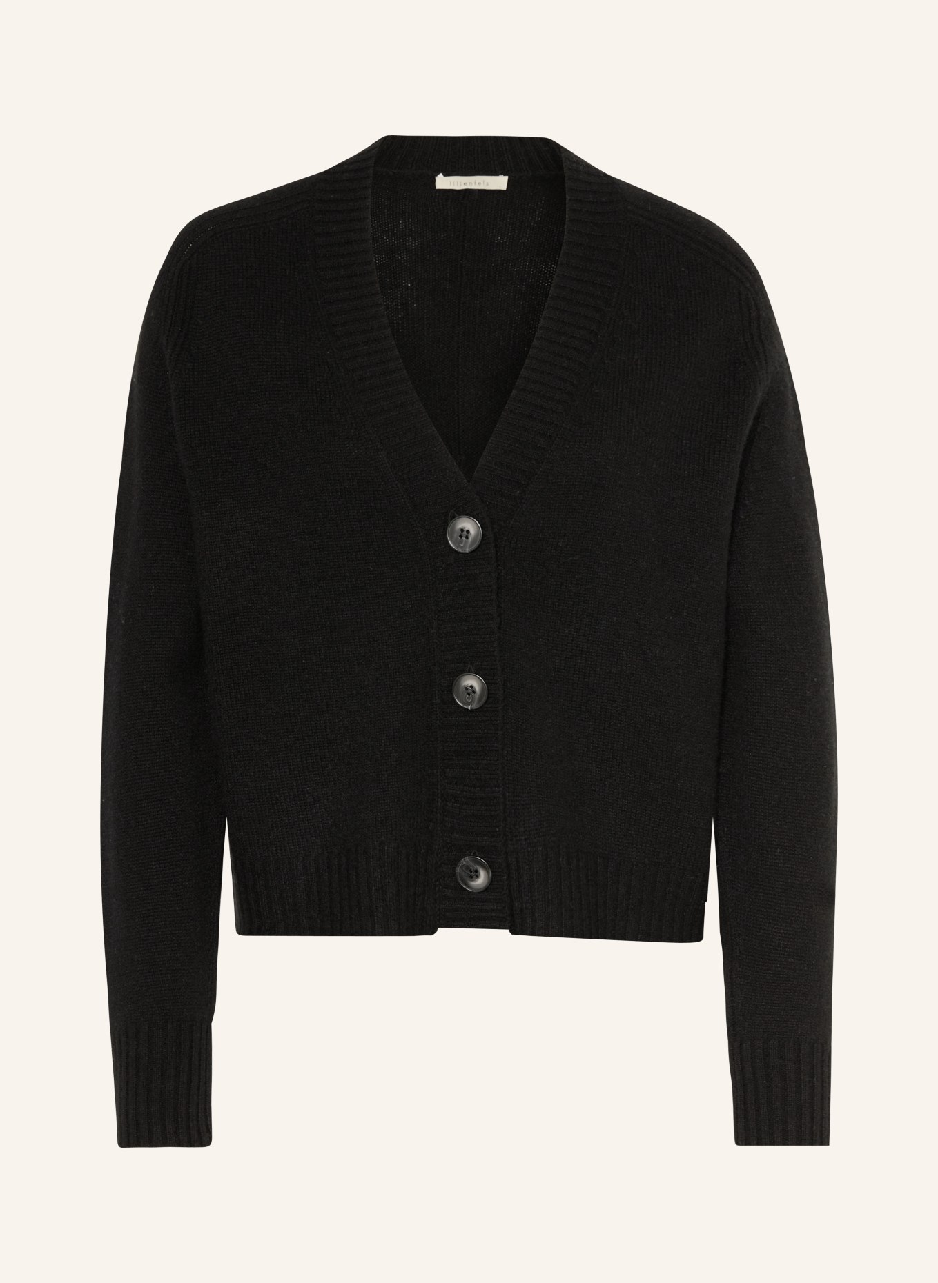 lilienfels Cashmere cardigan, Color: BLACK (Image 1)