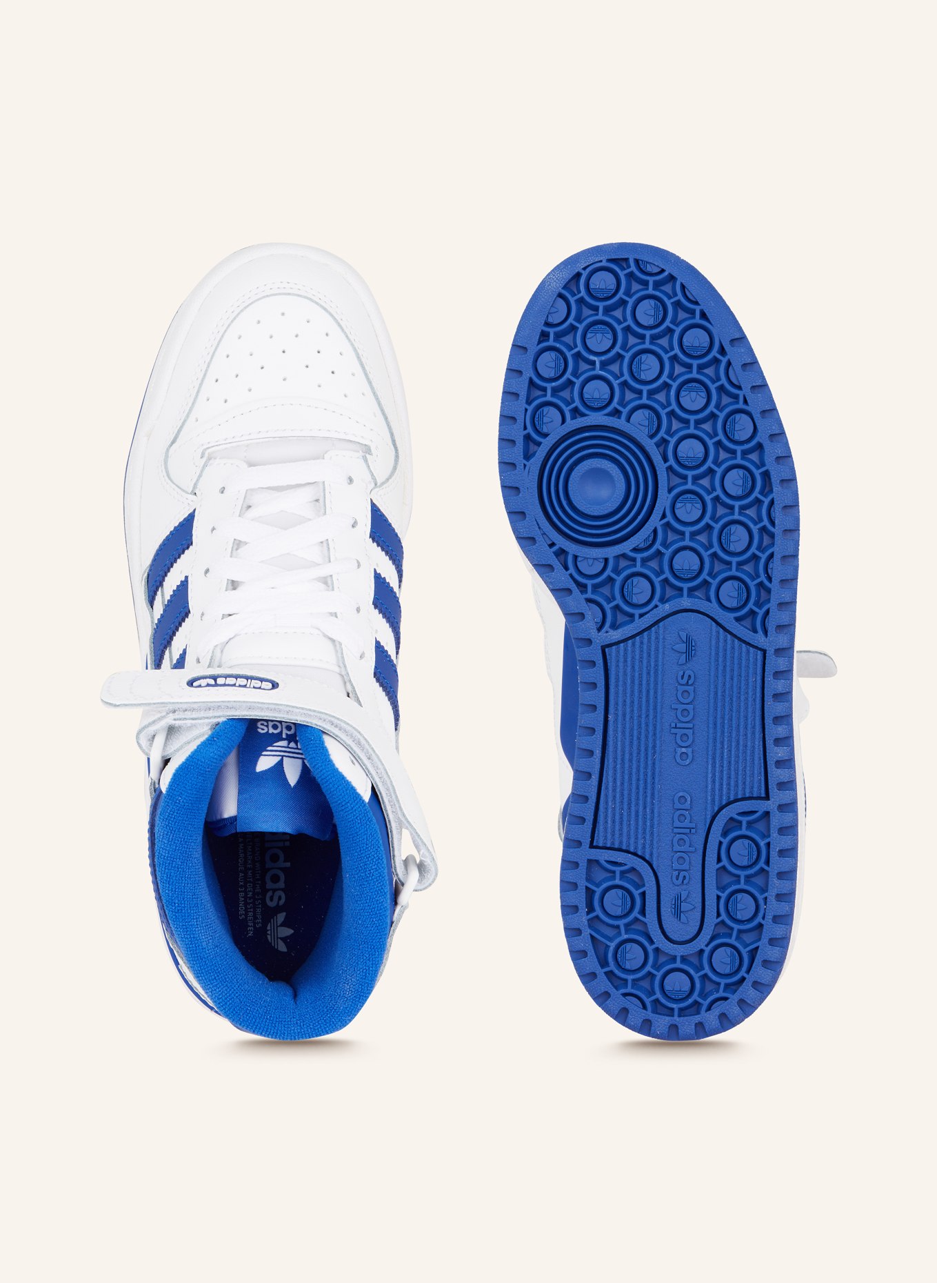 adidas Originals Hightop-Sneaker FORUM MID, Farbe: WEISS/ BLAU (Bild 5)
