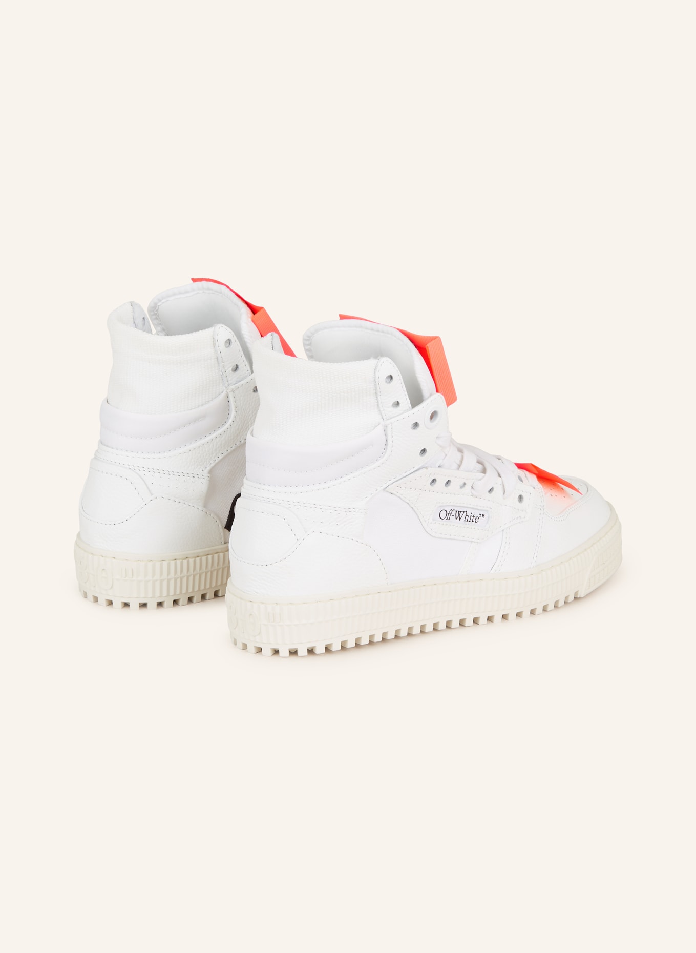 Off-White High-top sneakers OFF COURT 3.0, Color: WHITE/ NEON ORANGE (Image 2)