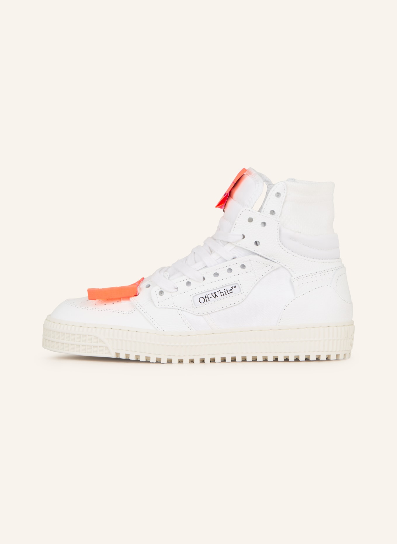 Off-White High-top sneakers OFF COURT 3.0, Color: WHITE/ NEON ORANGE (Image 4)