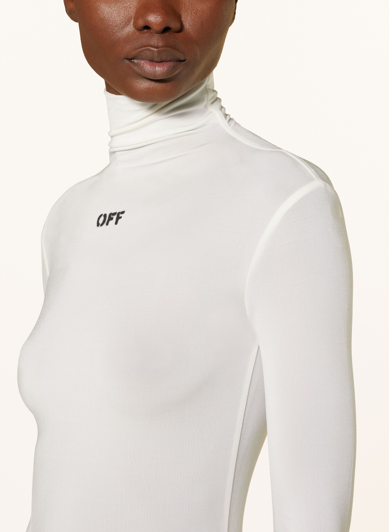 Off-White Koszulka z długim rękawem, Kolor: BIAŁY/ CZARNY (Obrazek 4)