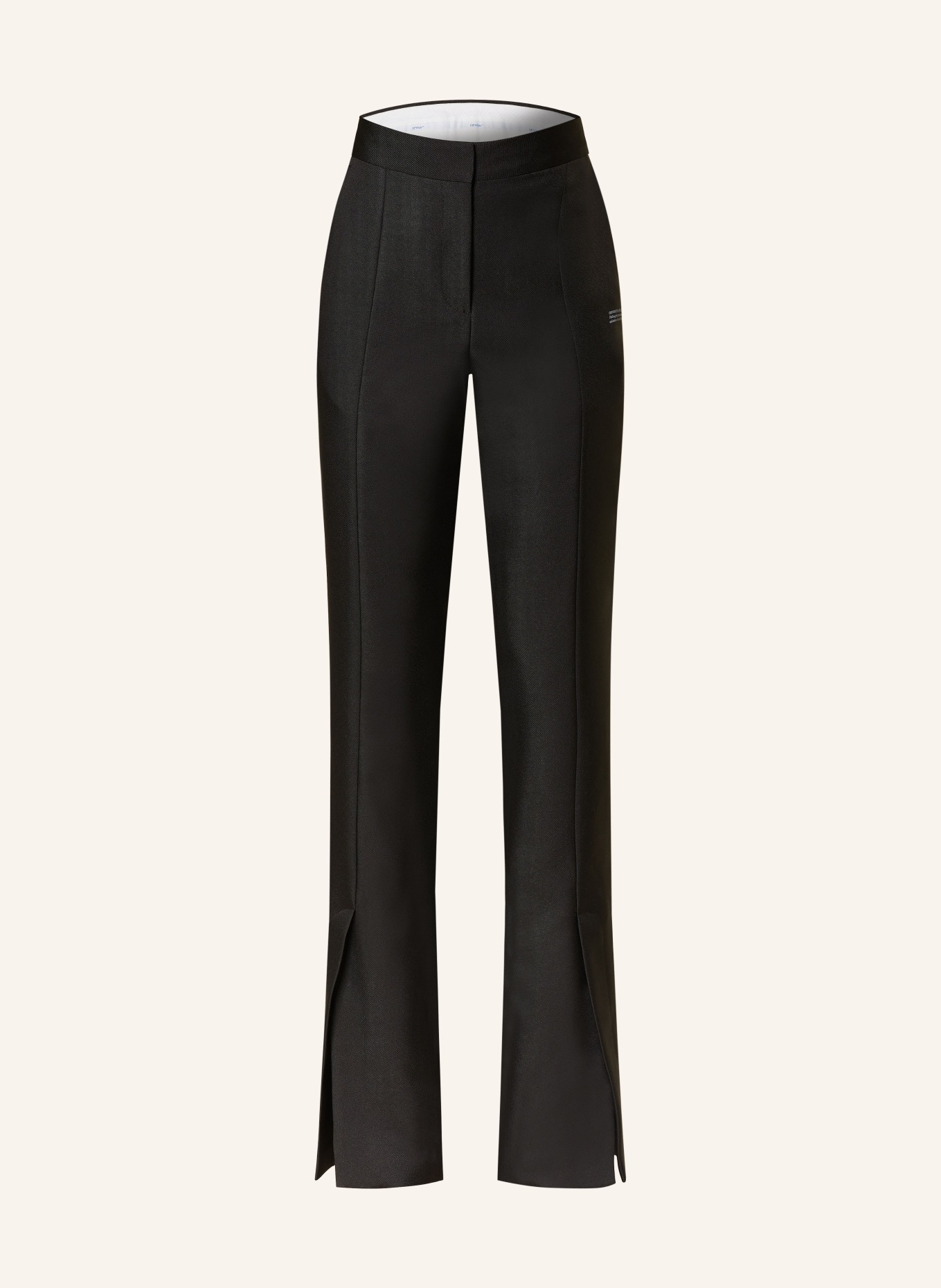 Off-White Trousers, Color: BLACK (Image 1)