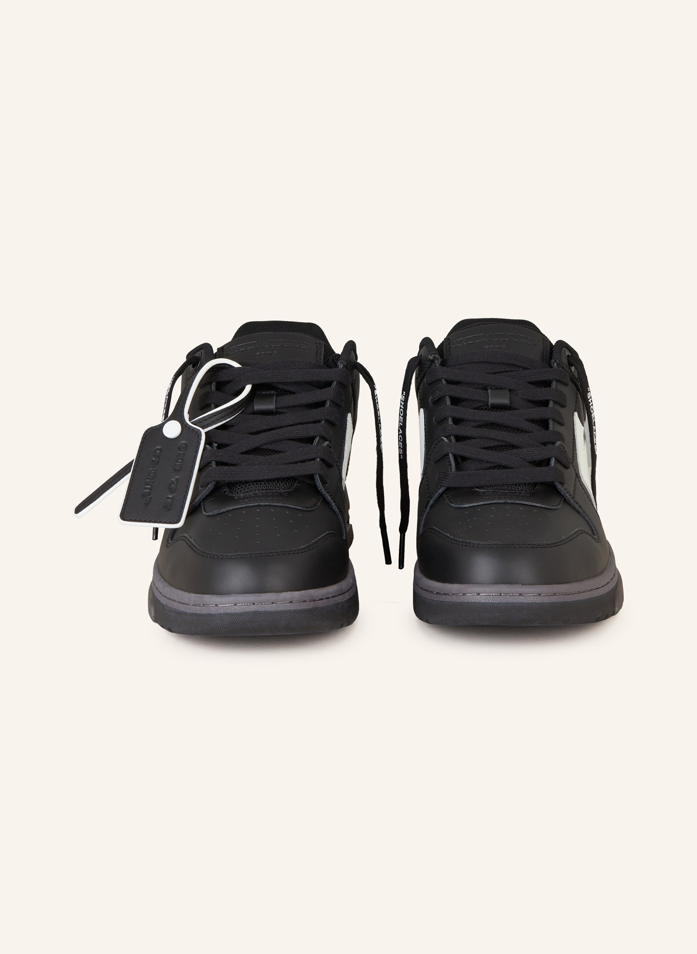 Off-White Sneakers OUT OF OFFICE, Color: BLACK/ WHITE (Image 3)