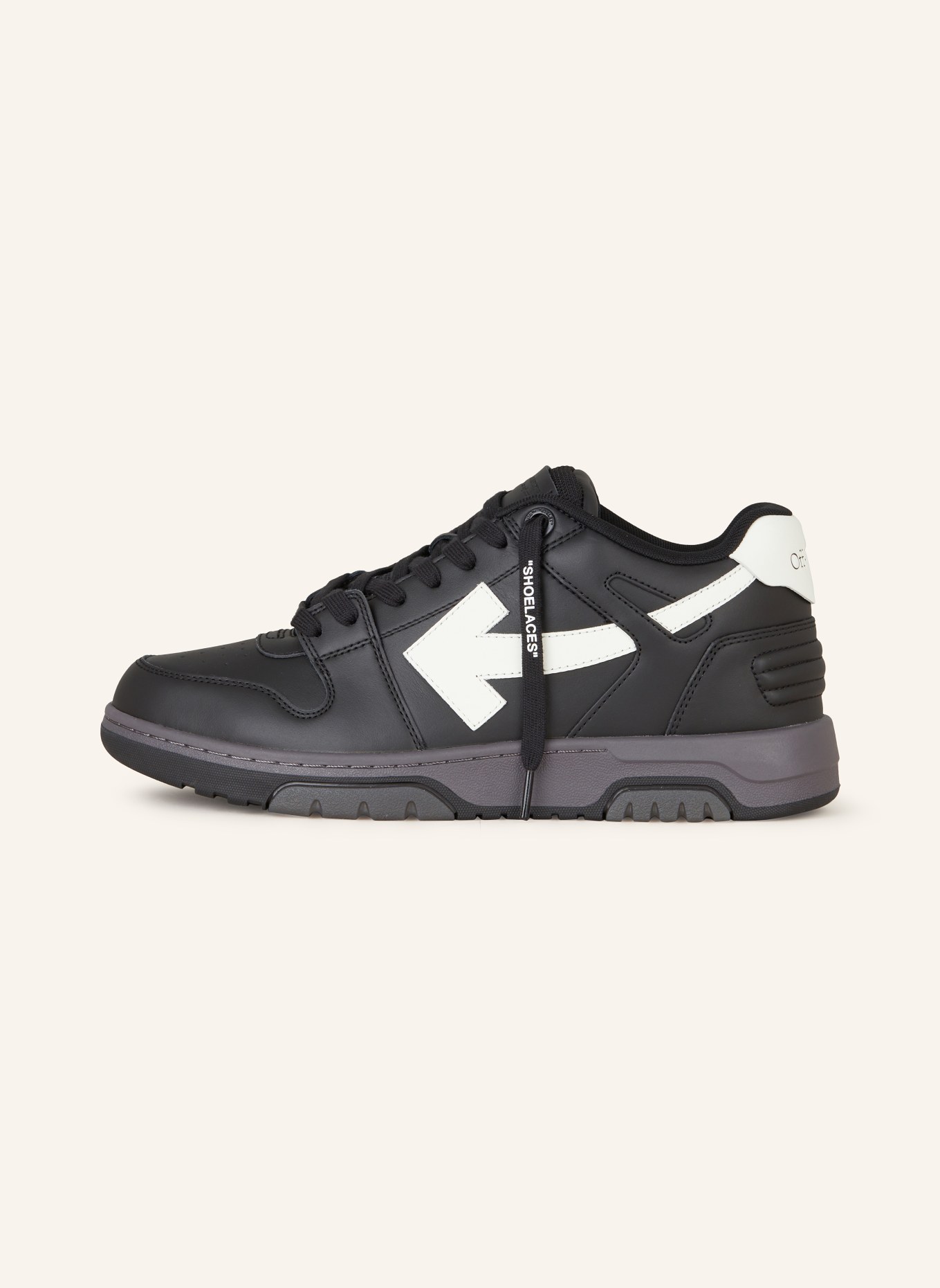Off-White Sneakers OUT OF OFFICE, Color: BLACK/ WHITE (Image 4)