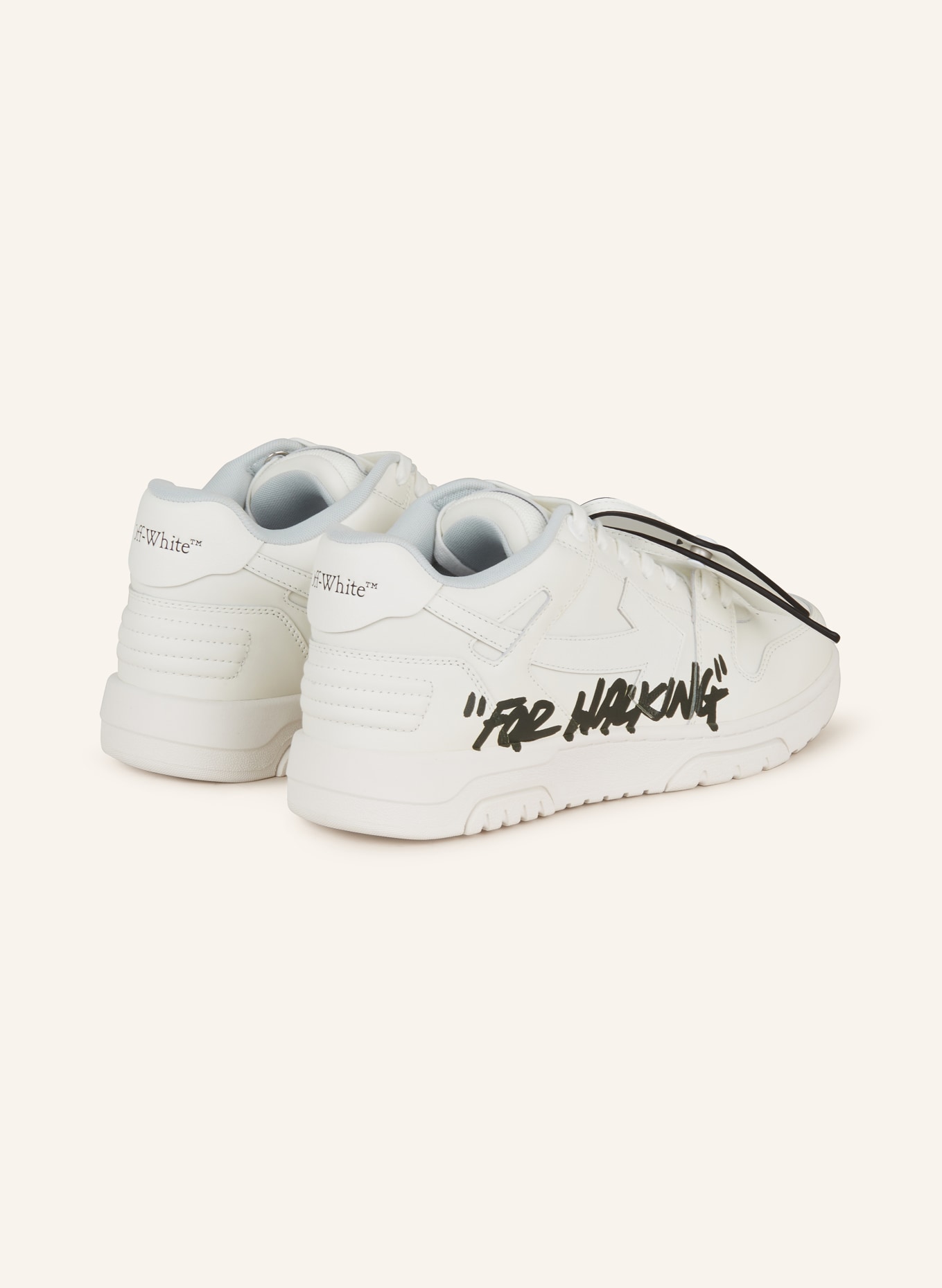 Off-White Sneakers OUT OF OFFICE, Color: WHITE/ BLACK (Image 2)