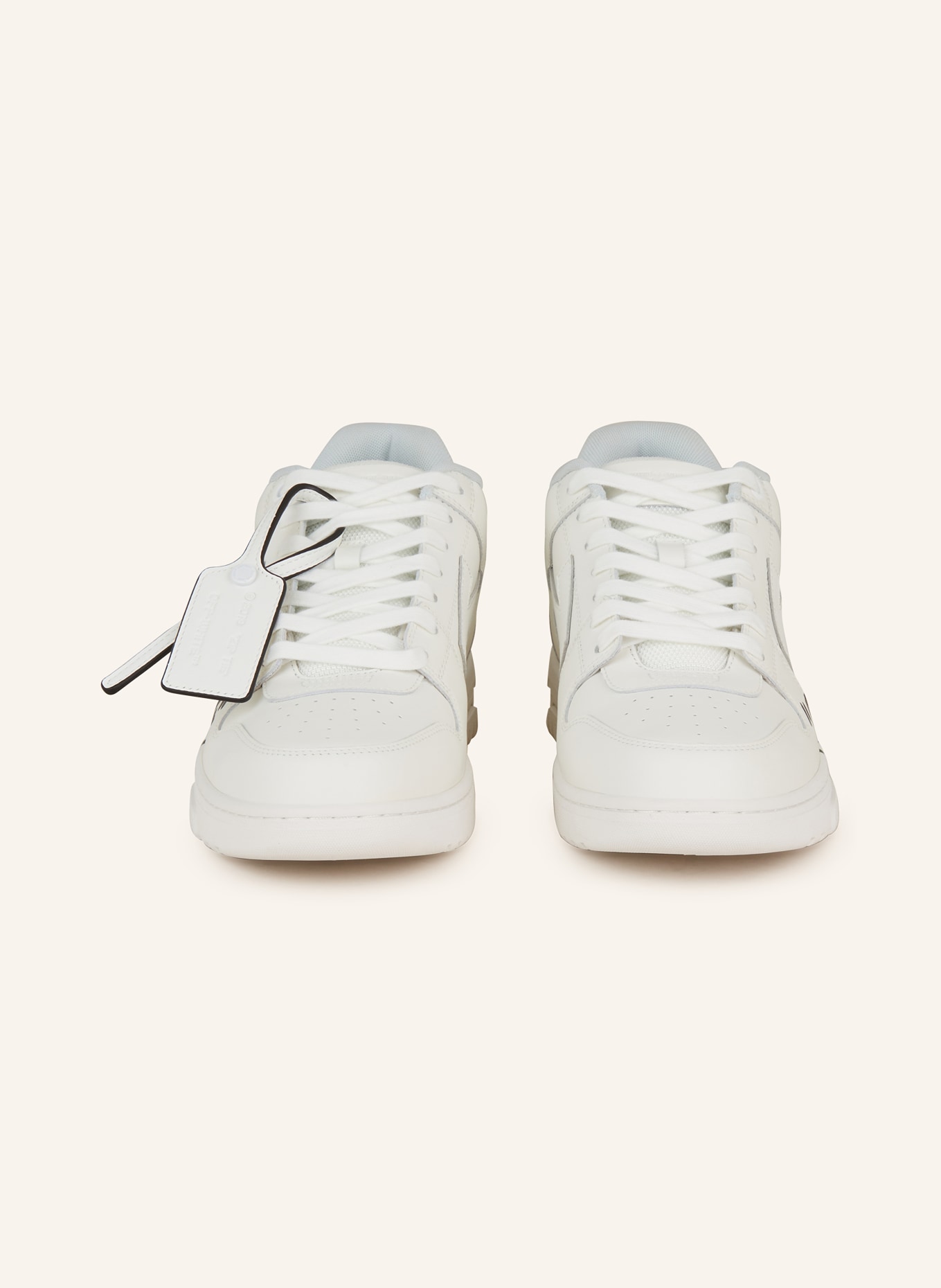 Off-White Sneakersy na platformie OUT OF OFFICE, Kolor: BIAŁY/ CZARNY (Obrazek 3)