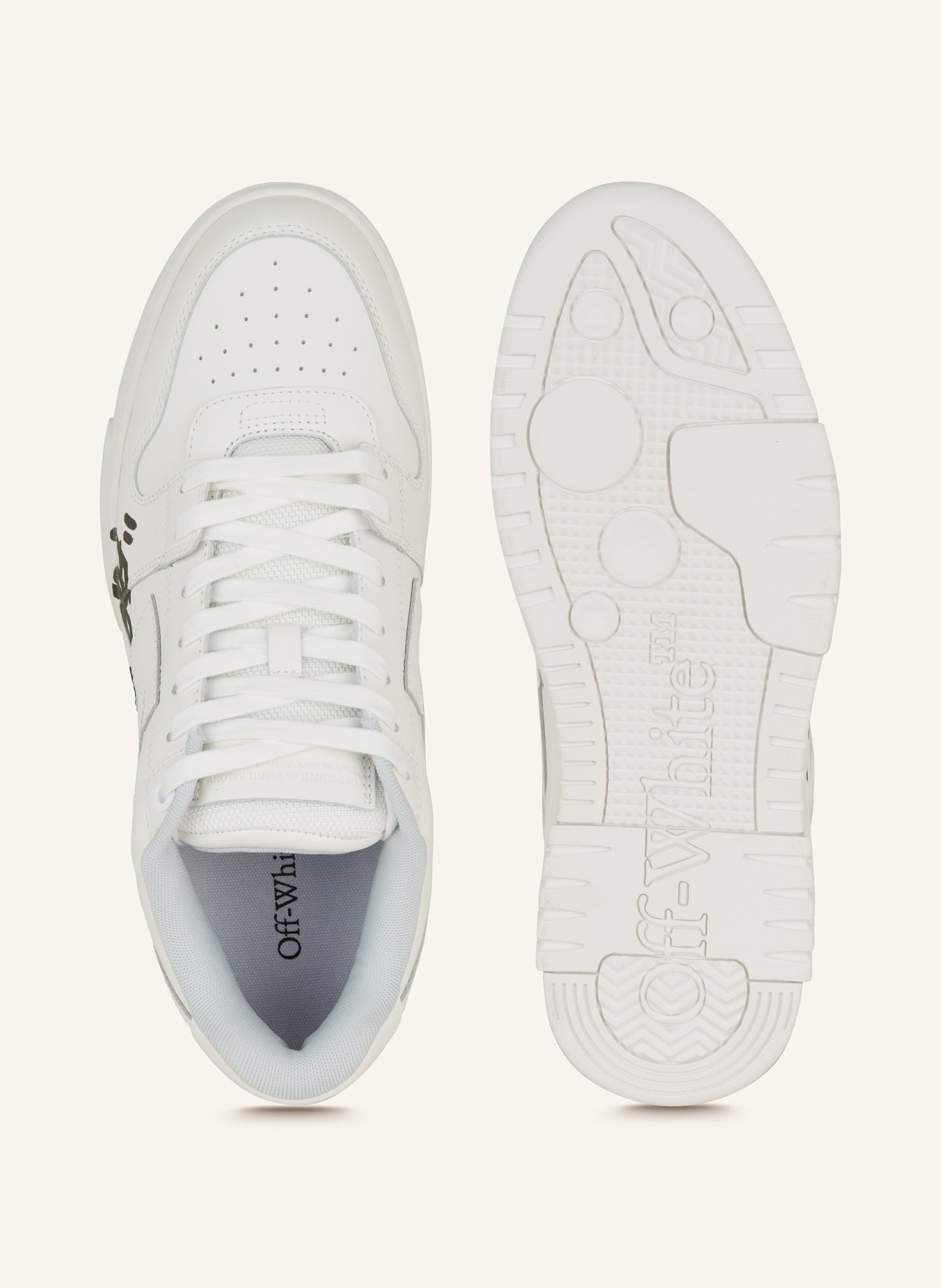 Off-White Sneakers OUT OF OFFICE, Color: WHITE/ BLACK (Image 5)