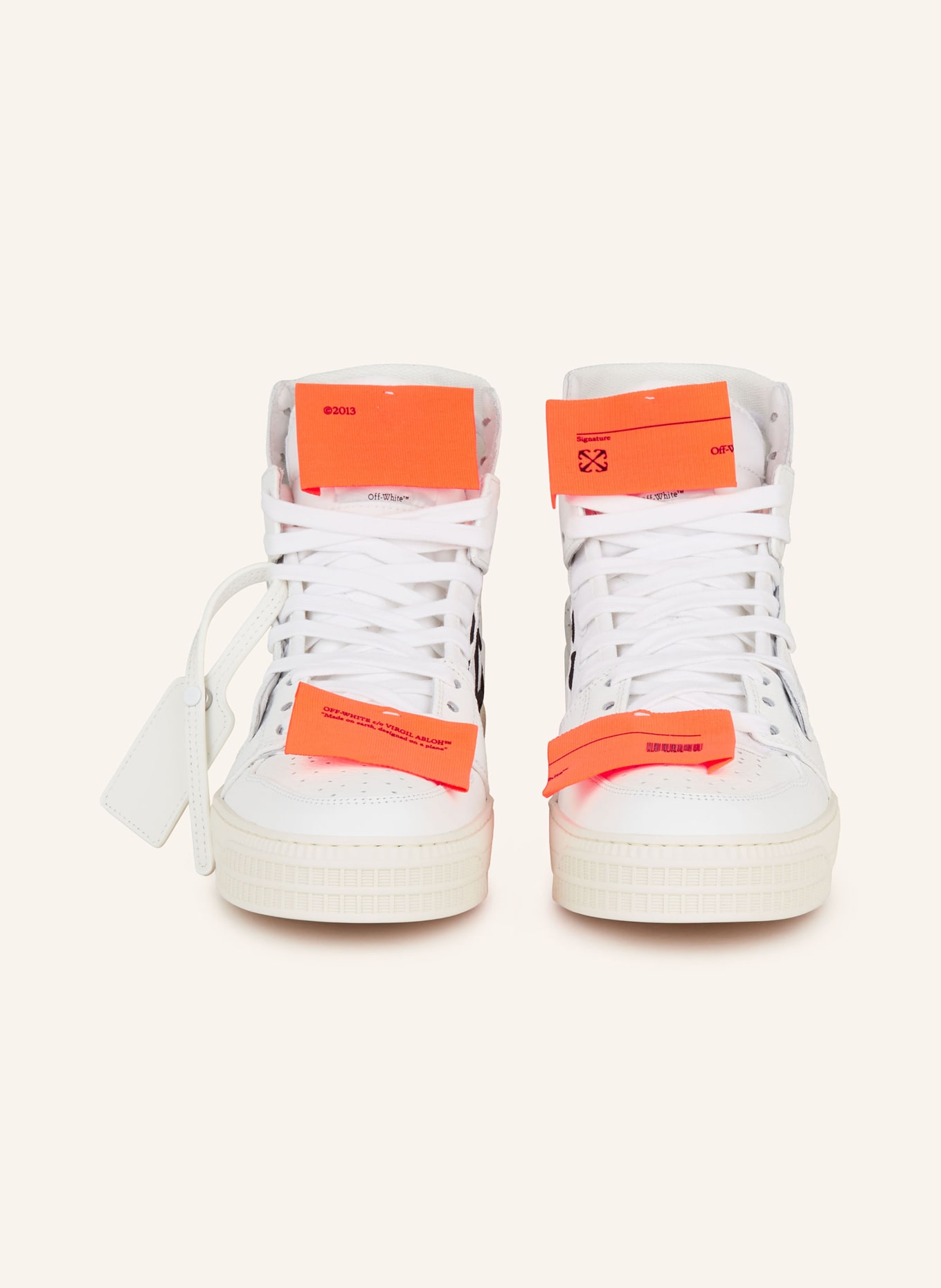 Off-White Wysokie sneakersy 3.0 OFF-COURT, Kolor: BIAŁY (Obrazek 3)