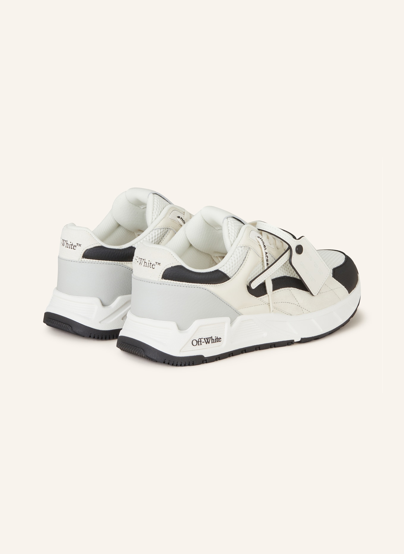 Off-White Sneaker KICK OFF, Farbe: WEISS/ SCHWARZ (Bild 2)