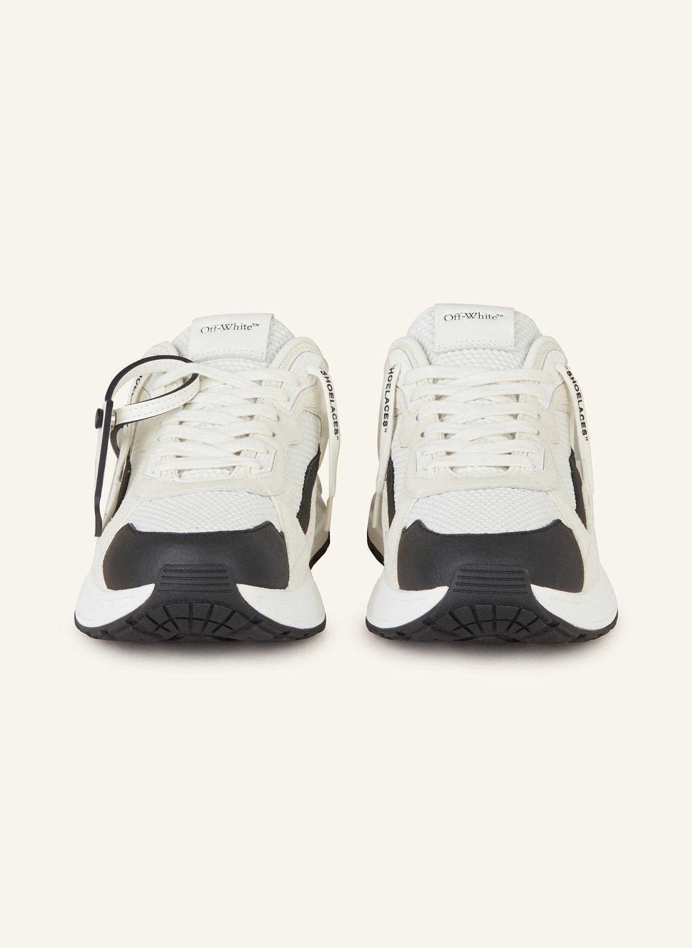 Off-White Sneaker KICK OFF, Farbe: WEISS/ SCHWARZ (Bild 3)