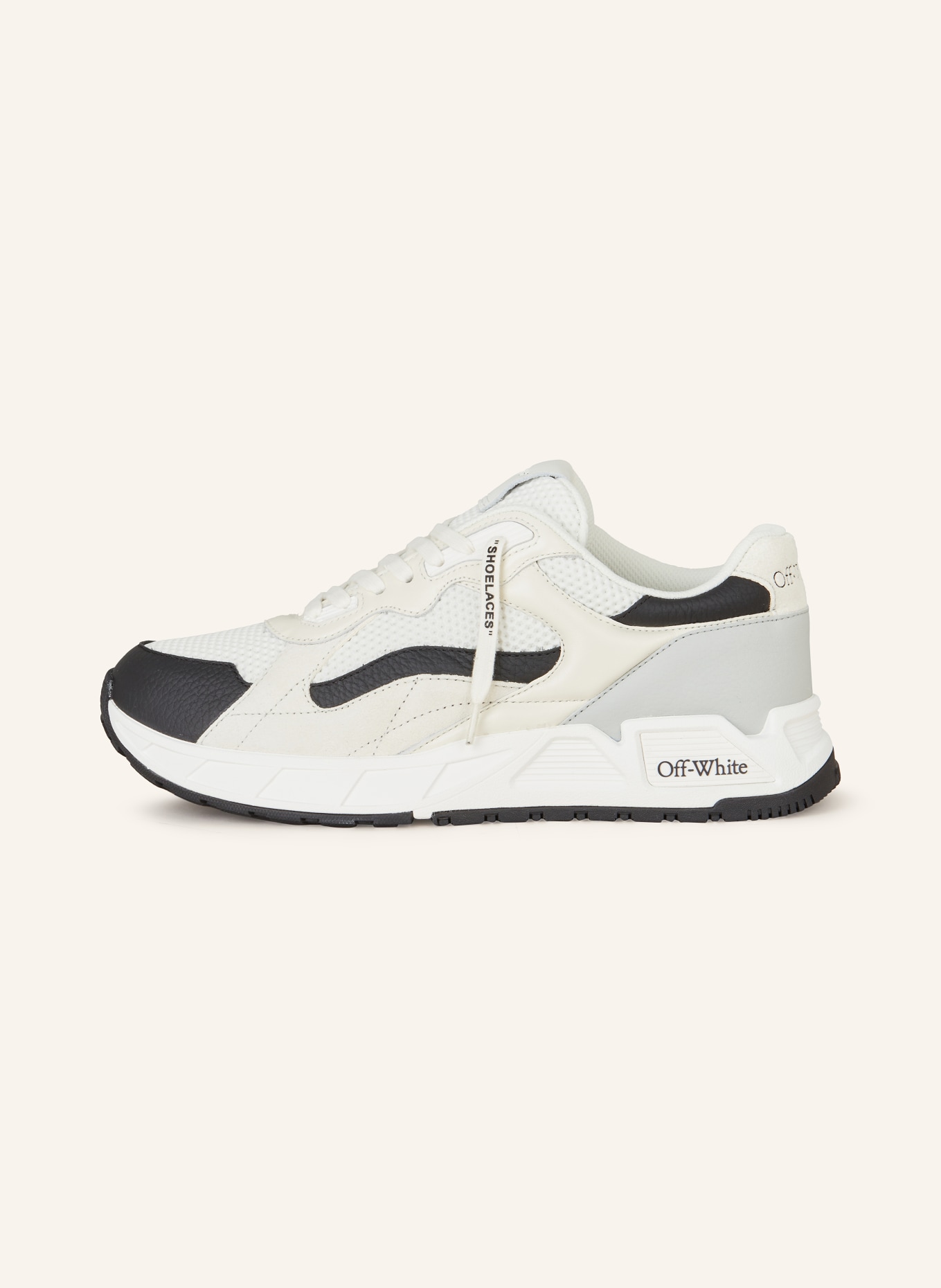 Off-White Sneakers KICK OFF, Color: WHITE/ BLACK (Image 4)