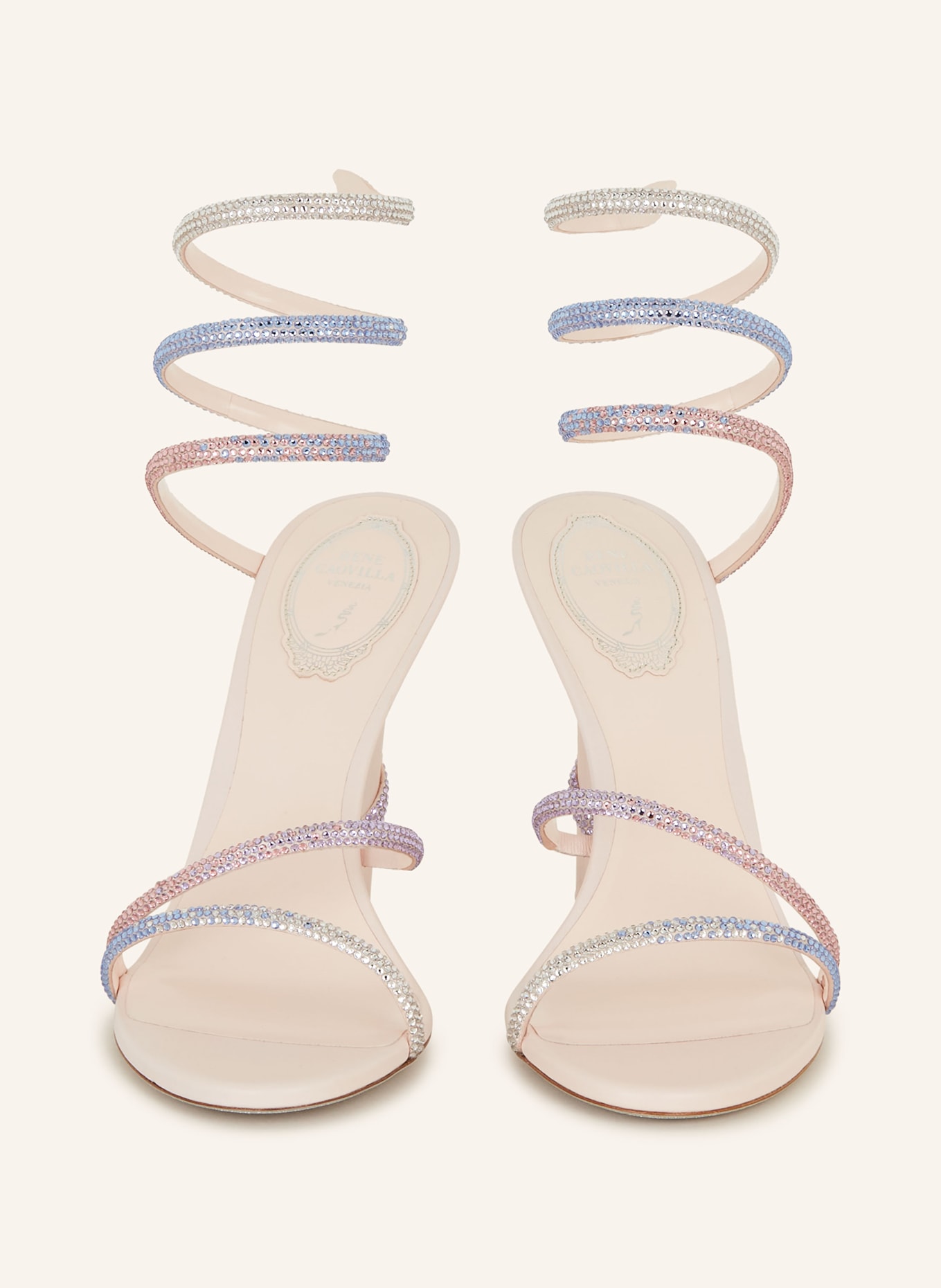 RENE CAOVILLA Sandaletten, Farbe: HELLROSA (Bild 3)