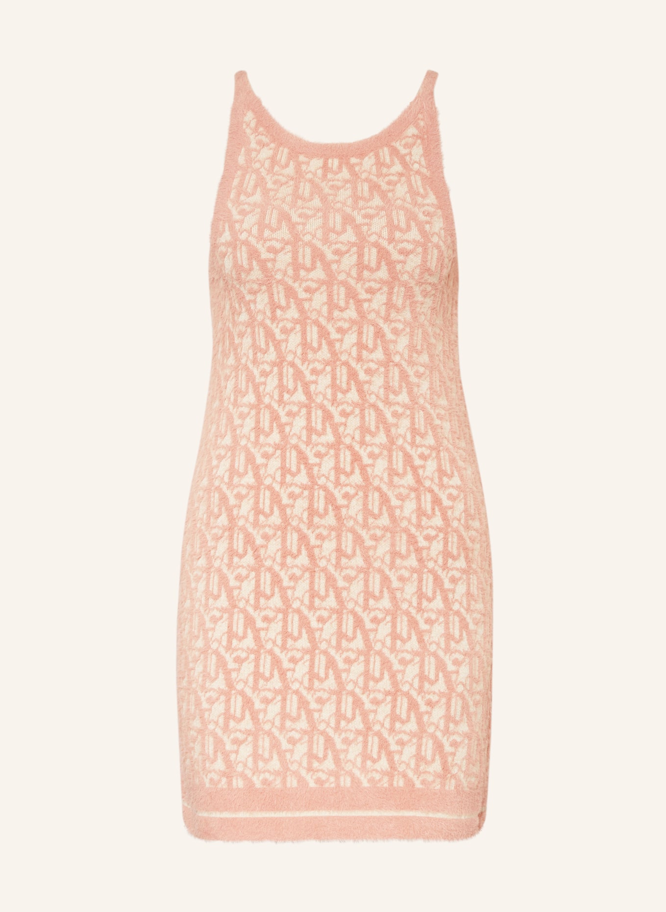 Palm Angels Knit dress, Color: BEIGE/ ROSE (Image 1)