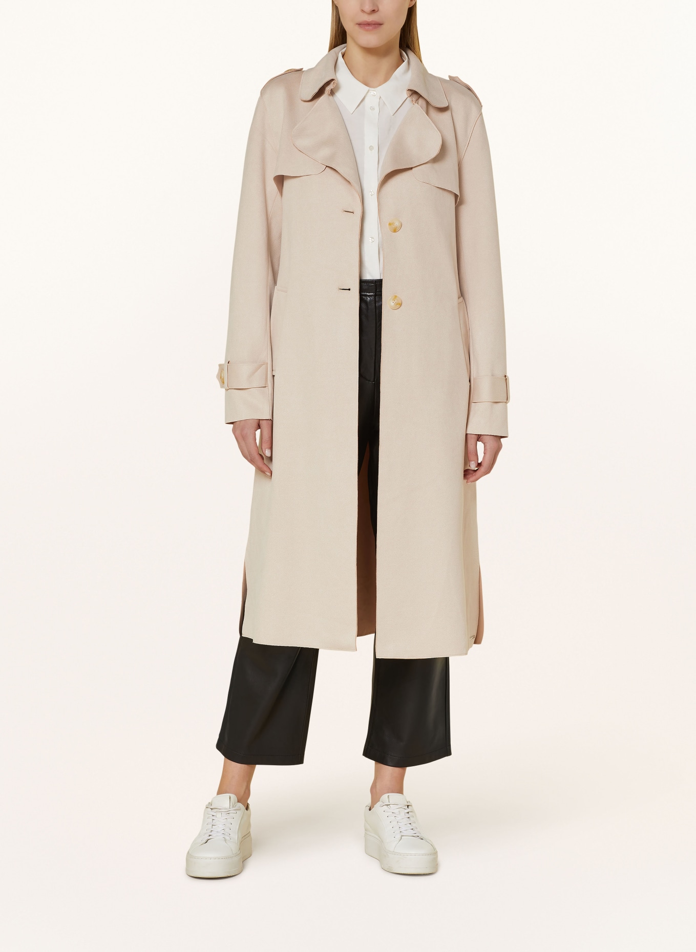 RINO & PELLE Trench coat NULA, Color: CREAM (Image 2)