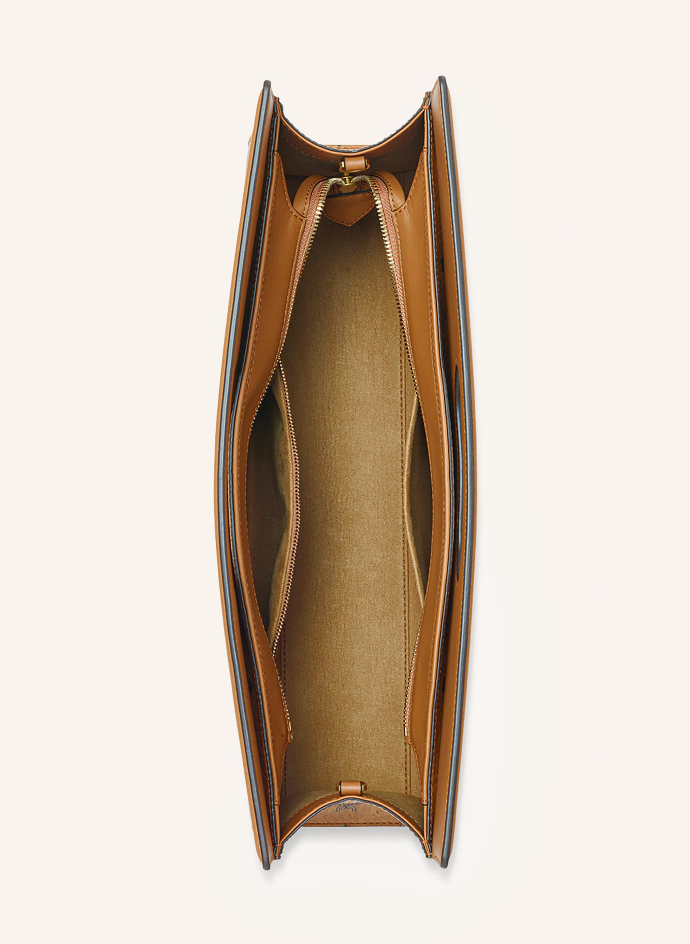MCM Handtasche DIAMOND VISETOS: COGNAC