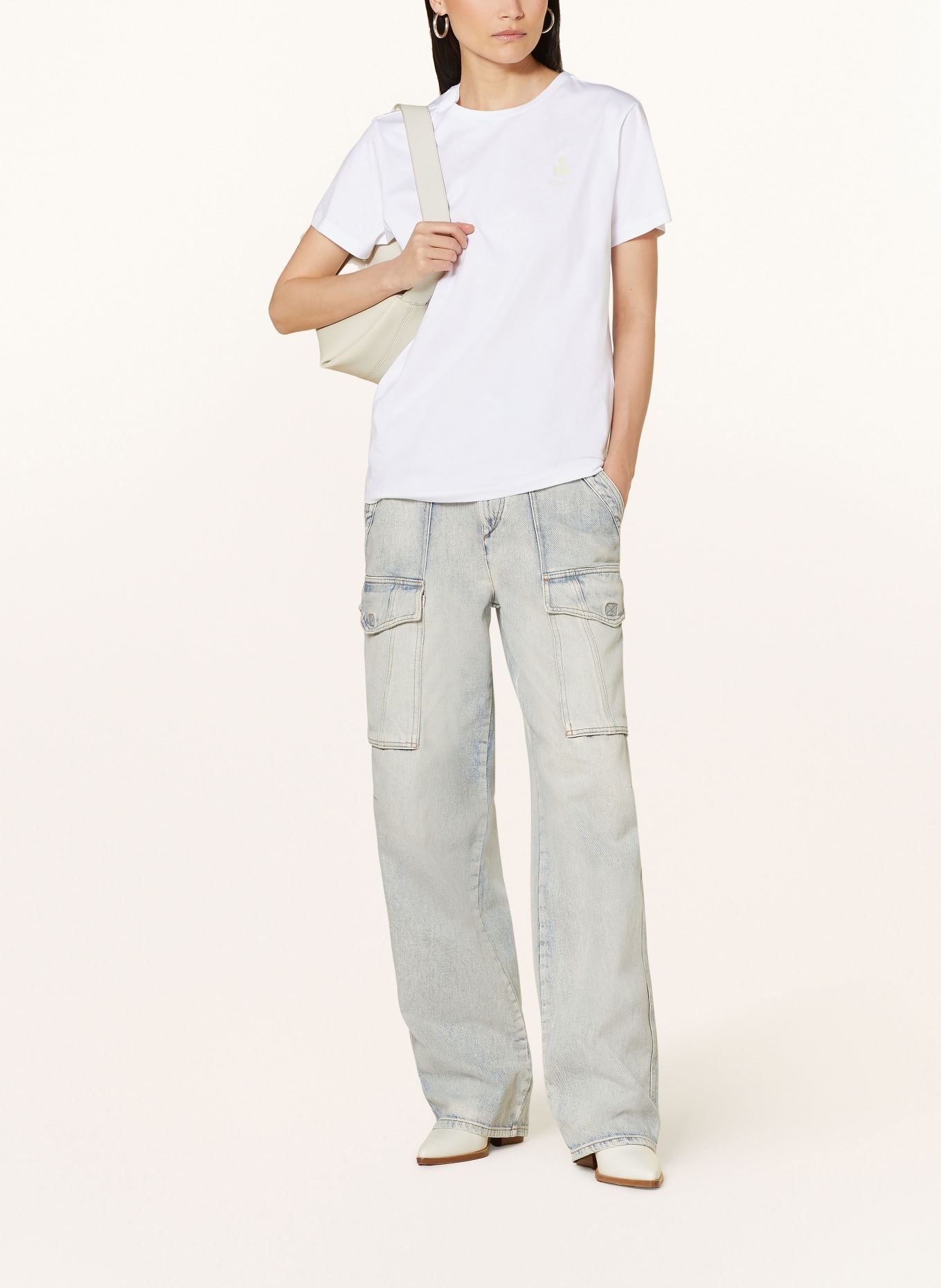 MARANT ÉTOILE Cargo džíny HEILANI: 30LU LIGHT BLUE