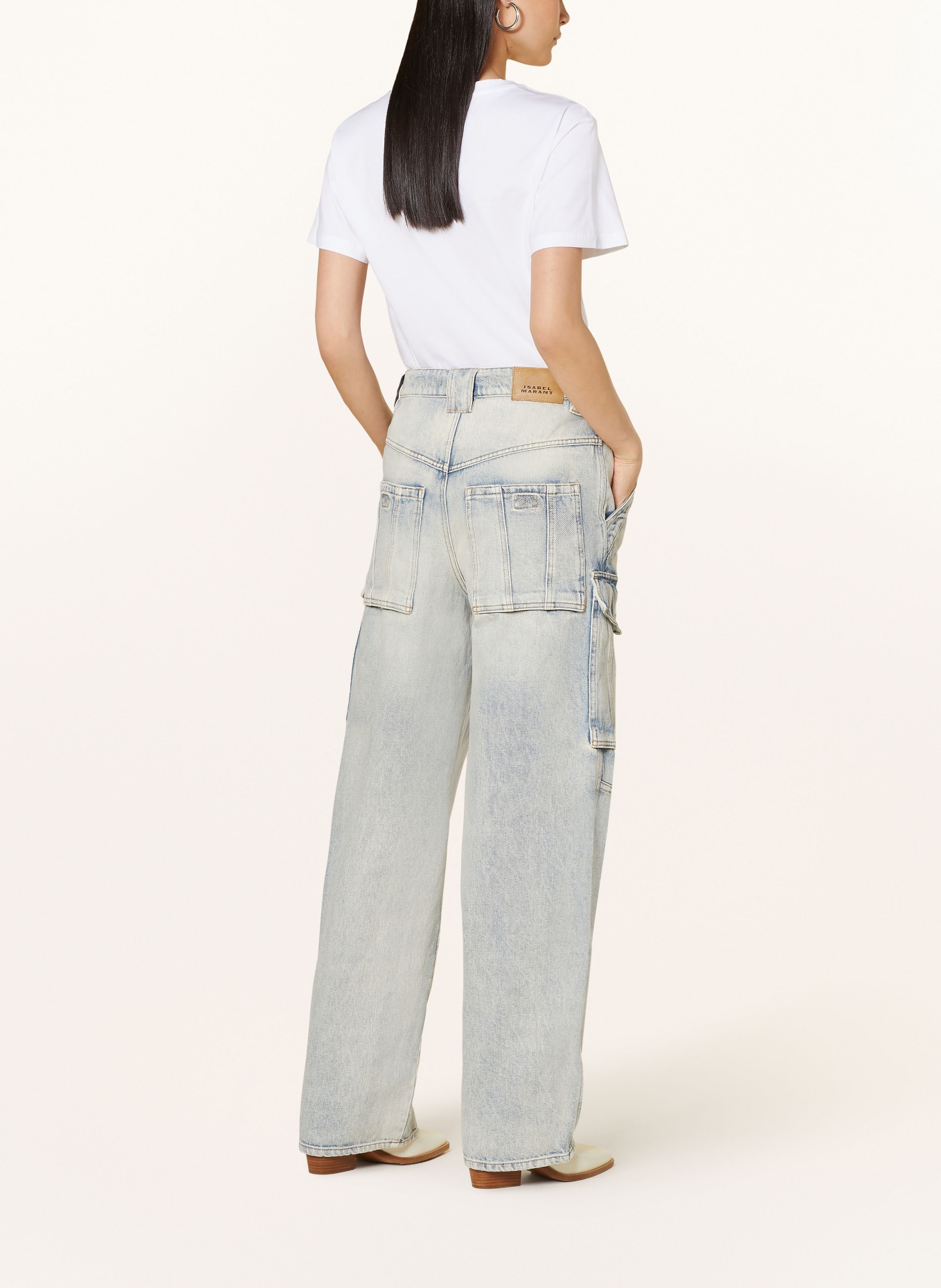 MARANT ÉTOILE Cargo džíny HEILANI: 30LU LIGHT BLUE