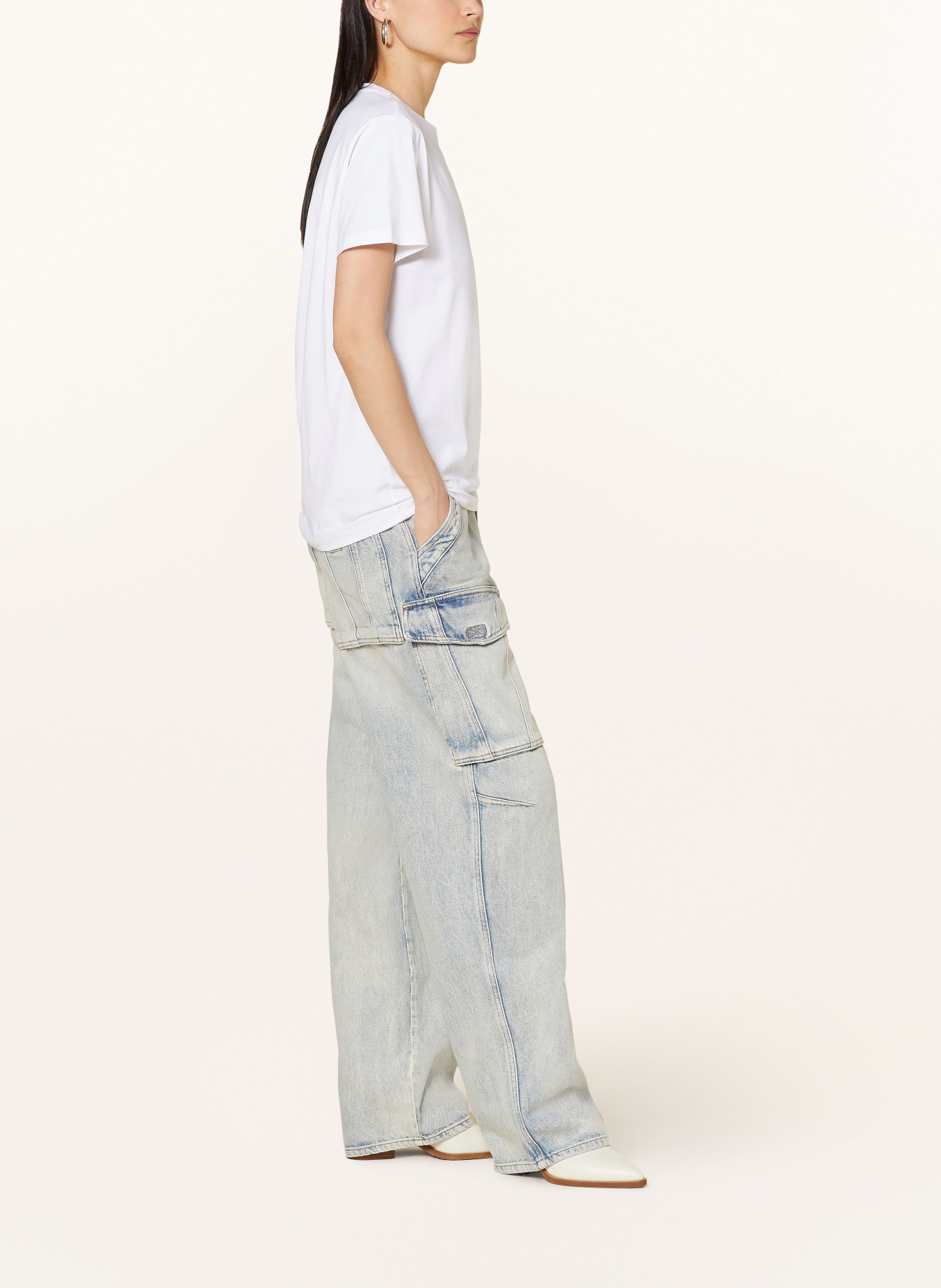 MARANT ÉTOILE Cargo džíny HEILANI: 30LU LIGHT BLUE