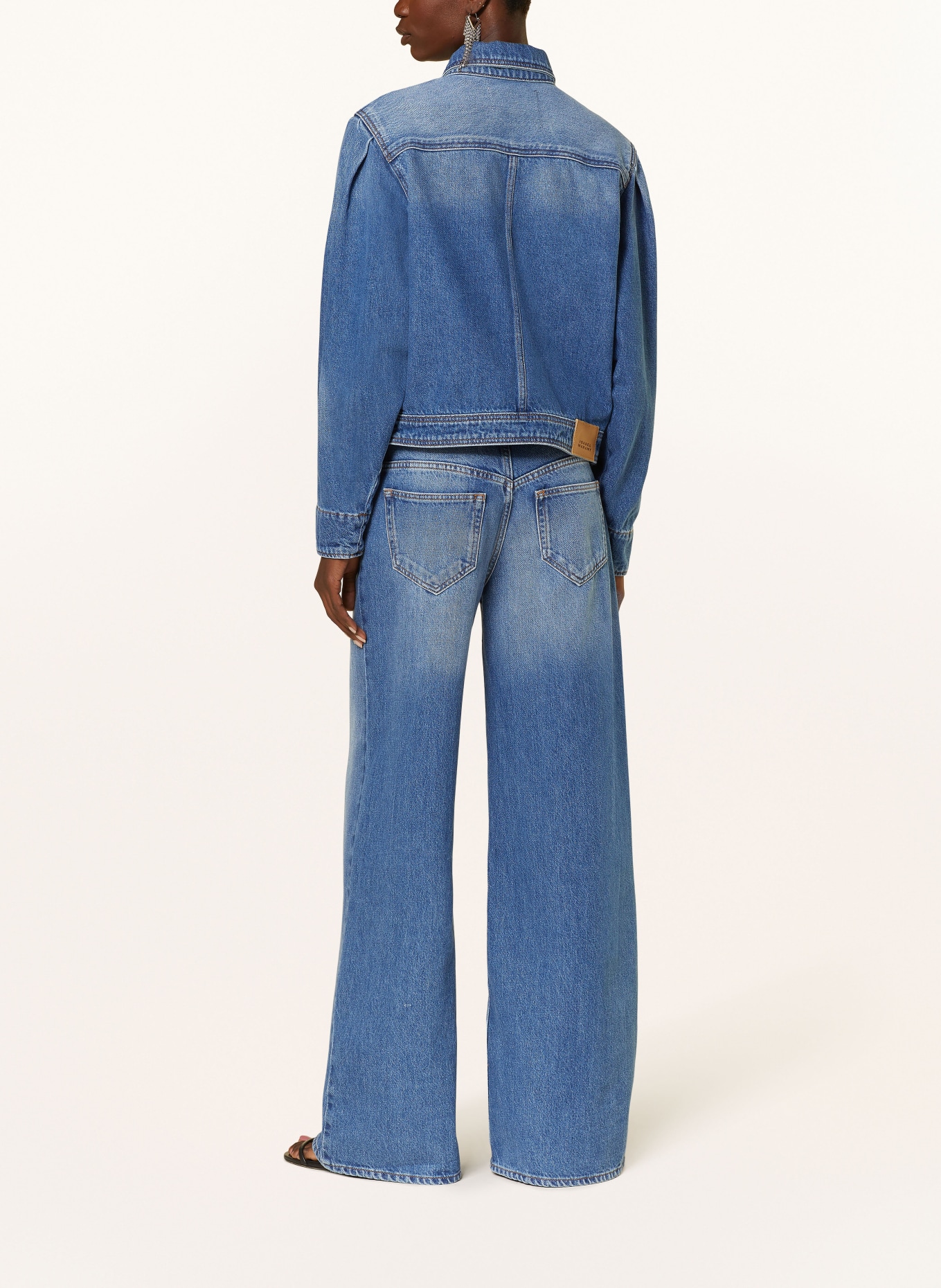 MARANT ÉTOILE Straight jeans LEMONY, Color: 30BU blue (Image 3)