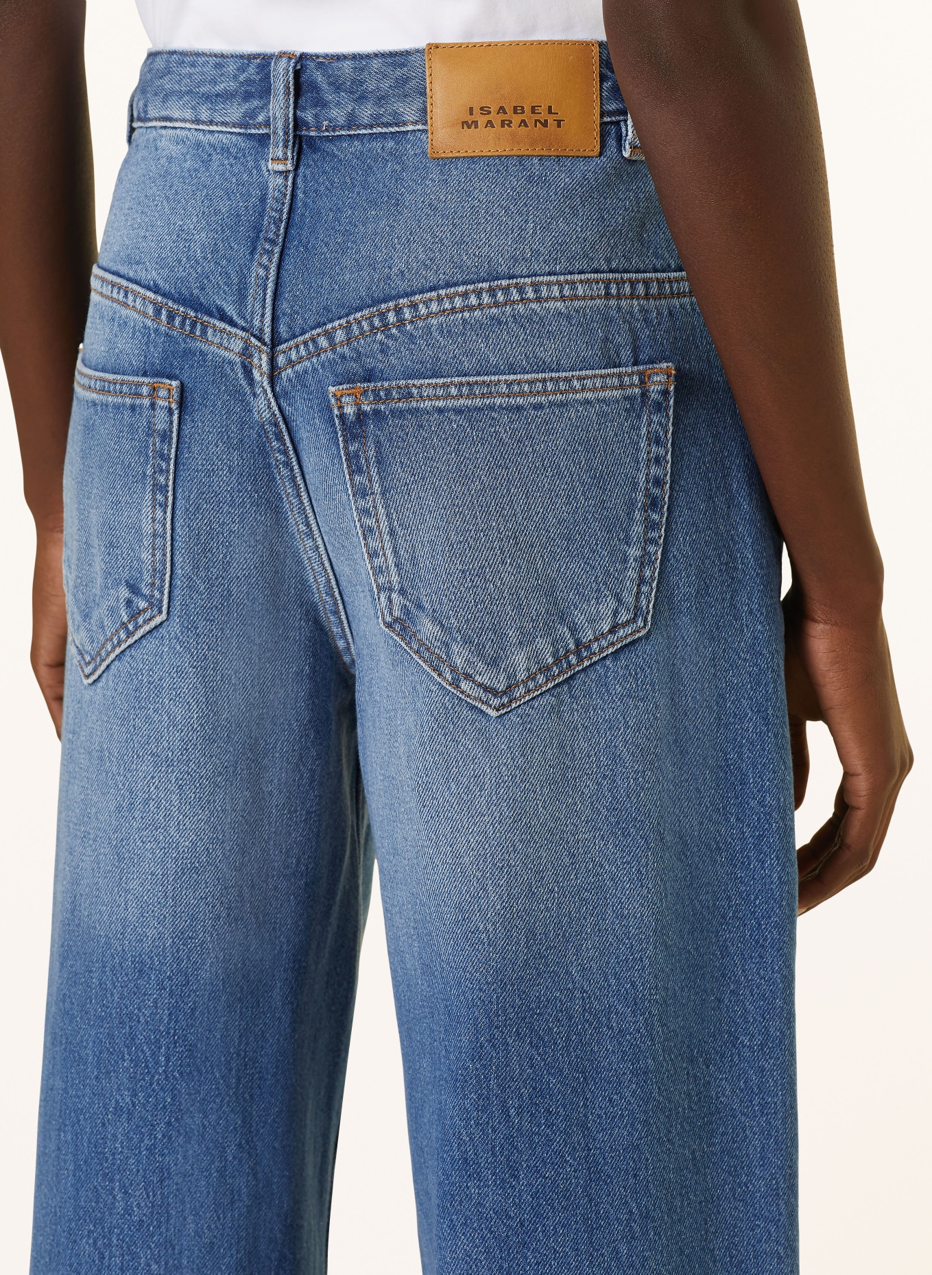 MARANT ÉTOILE Straight jeans LEMONY, Color: 30BU blue (Image 5)