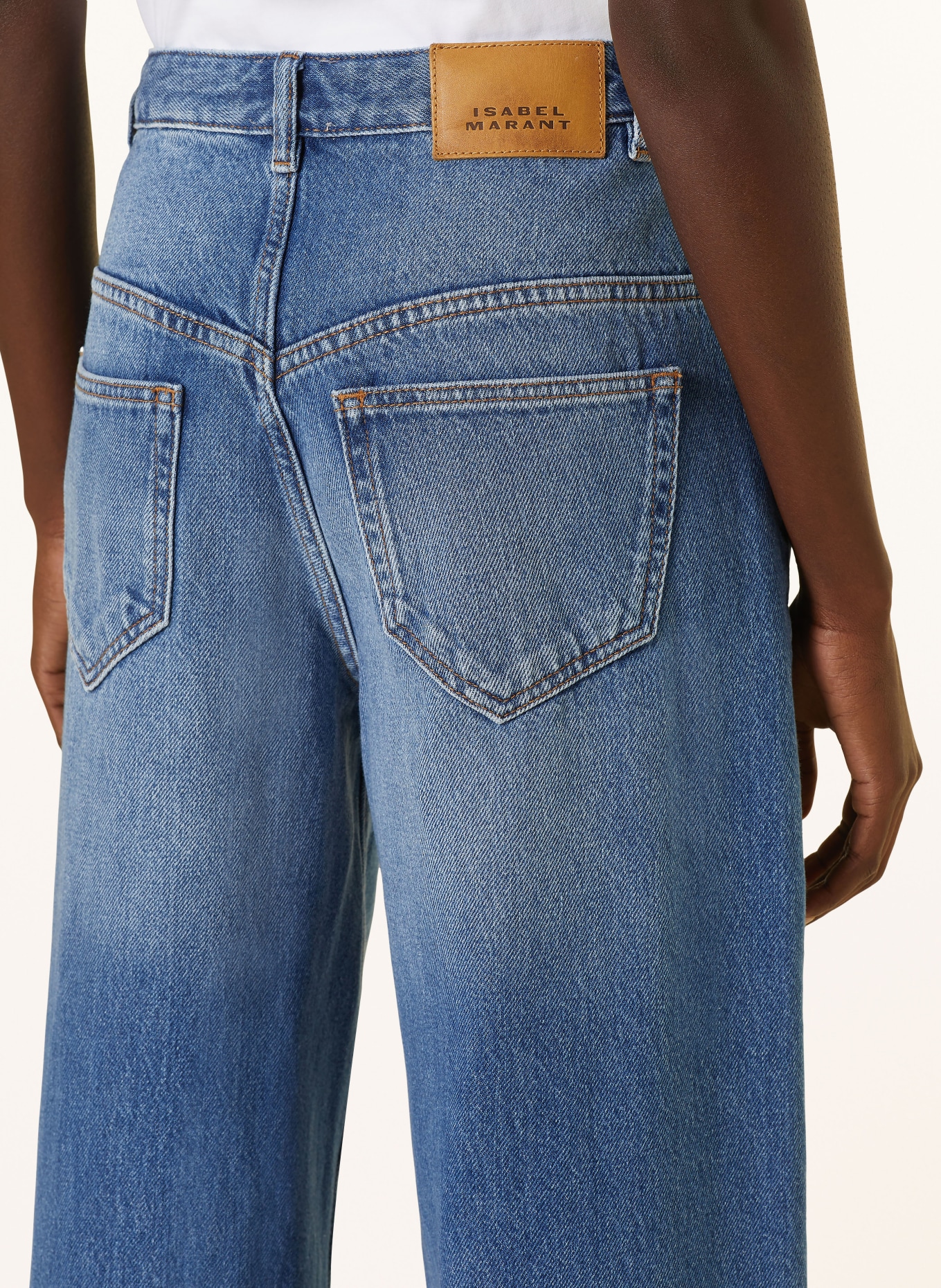 MARANT ÉTOILE Jeansy straight LEMONY, Kolor: 30BU blue (Obrazek 5)