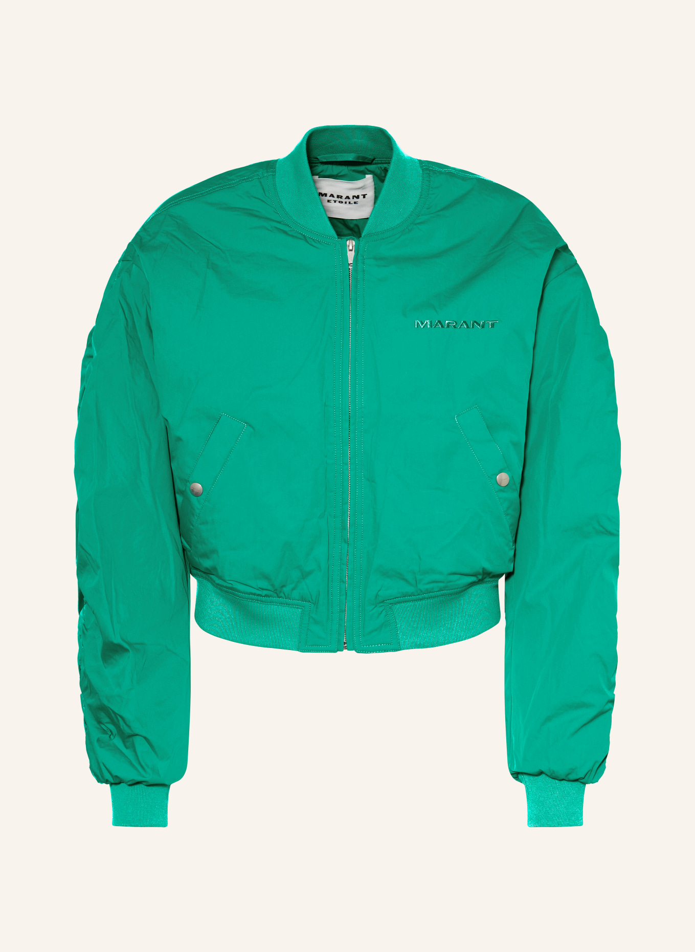MARANT ÉTOILE Bomber jacket BESSIME-GA, Color: GREEN (Image 1)