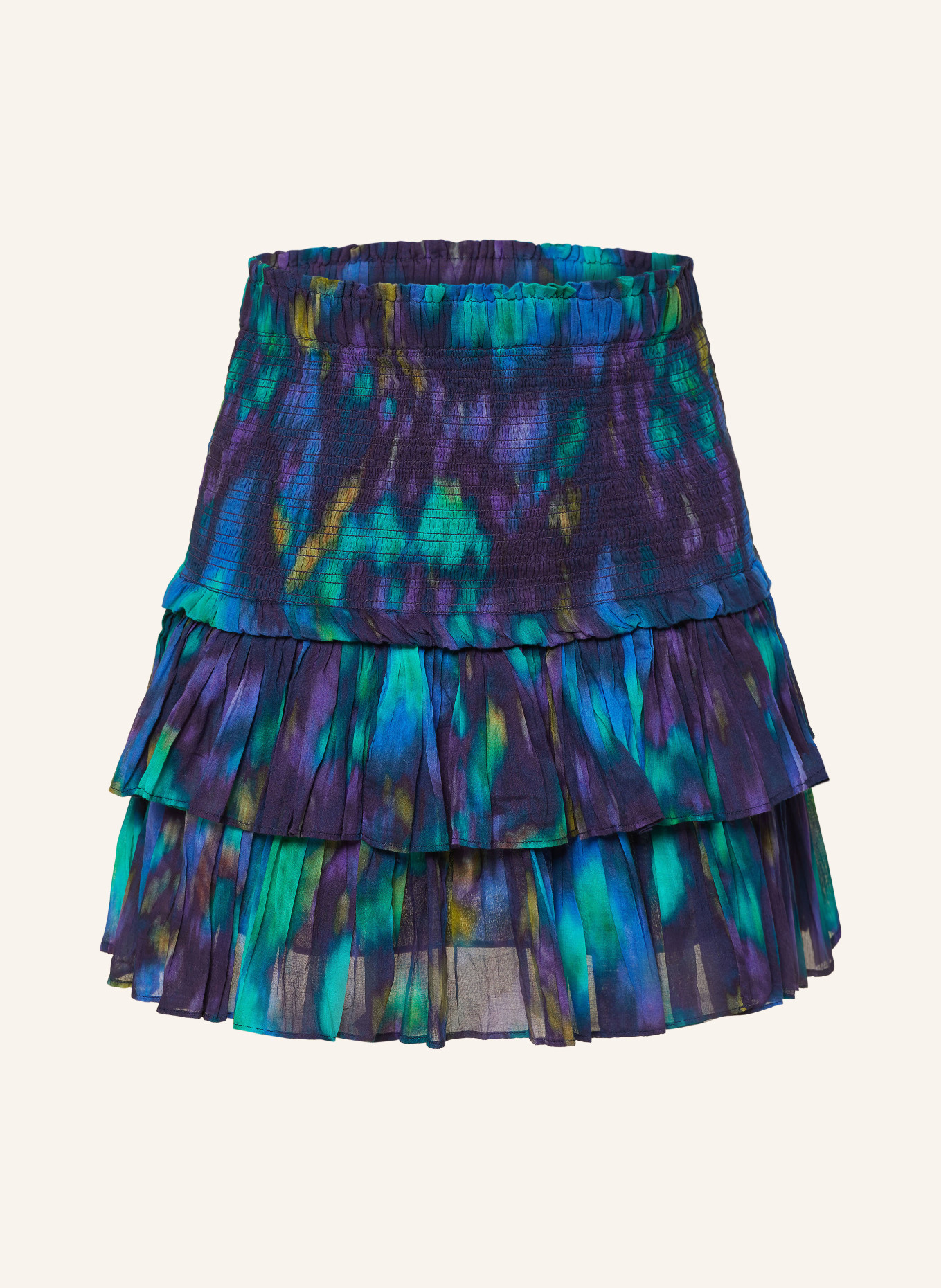 MARANT ÉTOILE Skirt NAOMI, Color: BLUE/ GREEN (Image 1)