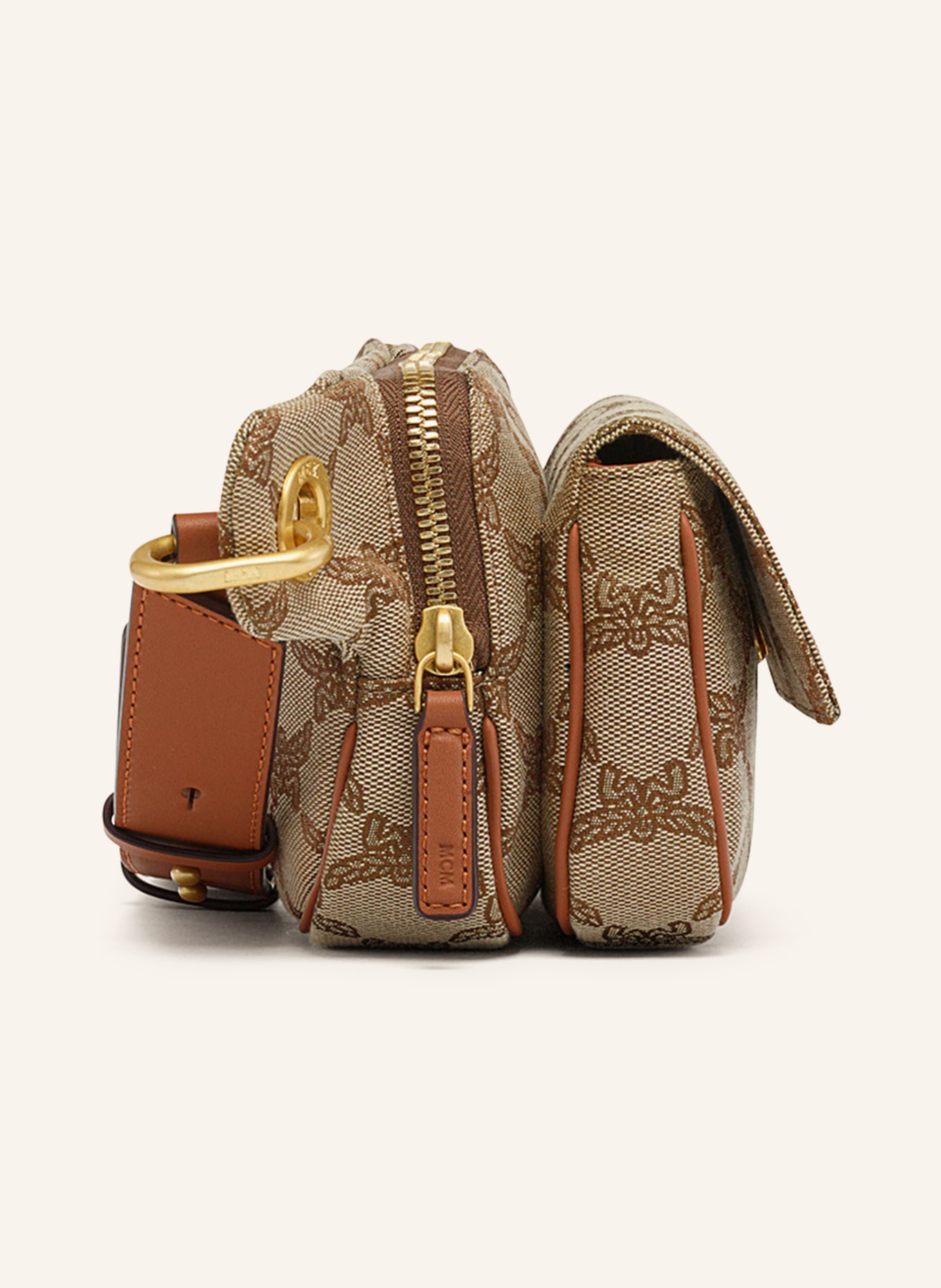 MCM Waist bag LAURETOS, Color: BEIGE/ BROWN (Image 3)
