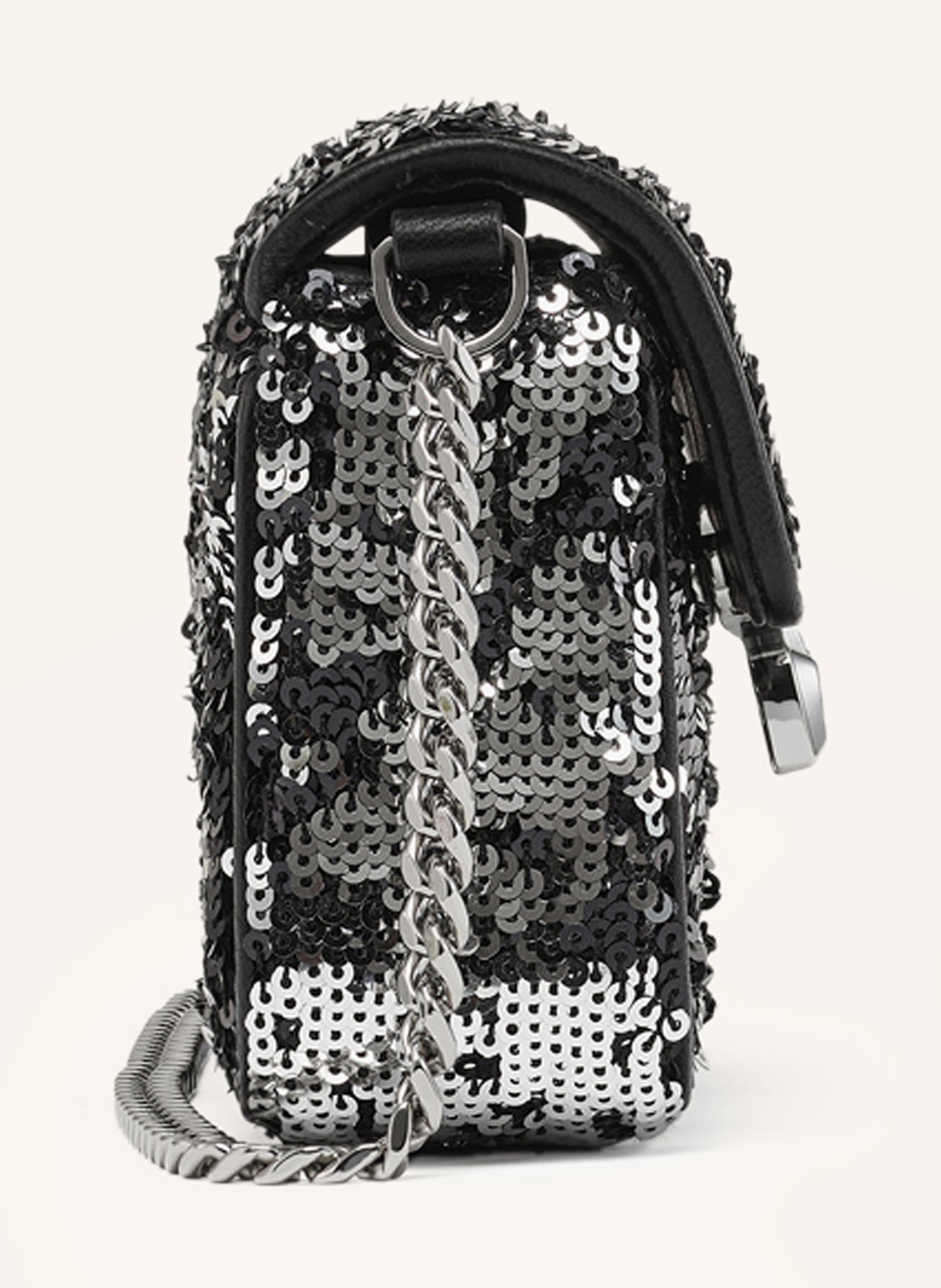 MCM Crossbody bag HIMMEL with sequins, Color: BLACK/ SILVER (Image 3)