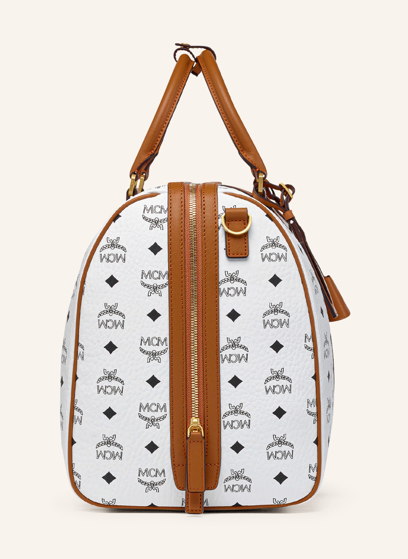 MCM Weekend Bag OTTOMAR, Color: WT WHITE (Image 3)