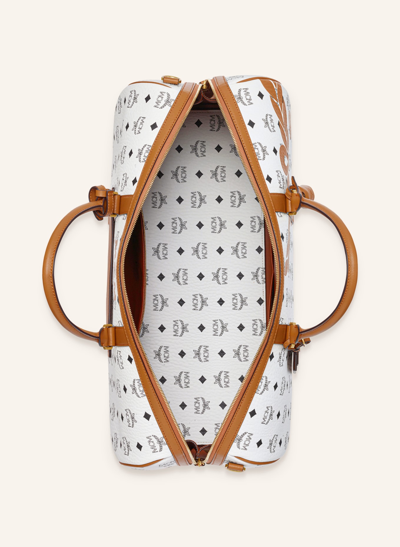 MCM Weekend Bag OTTOMAR, Color: WT WHITE (Image 4)