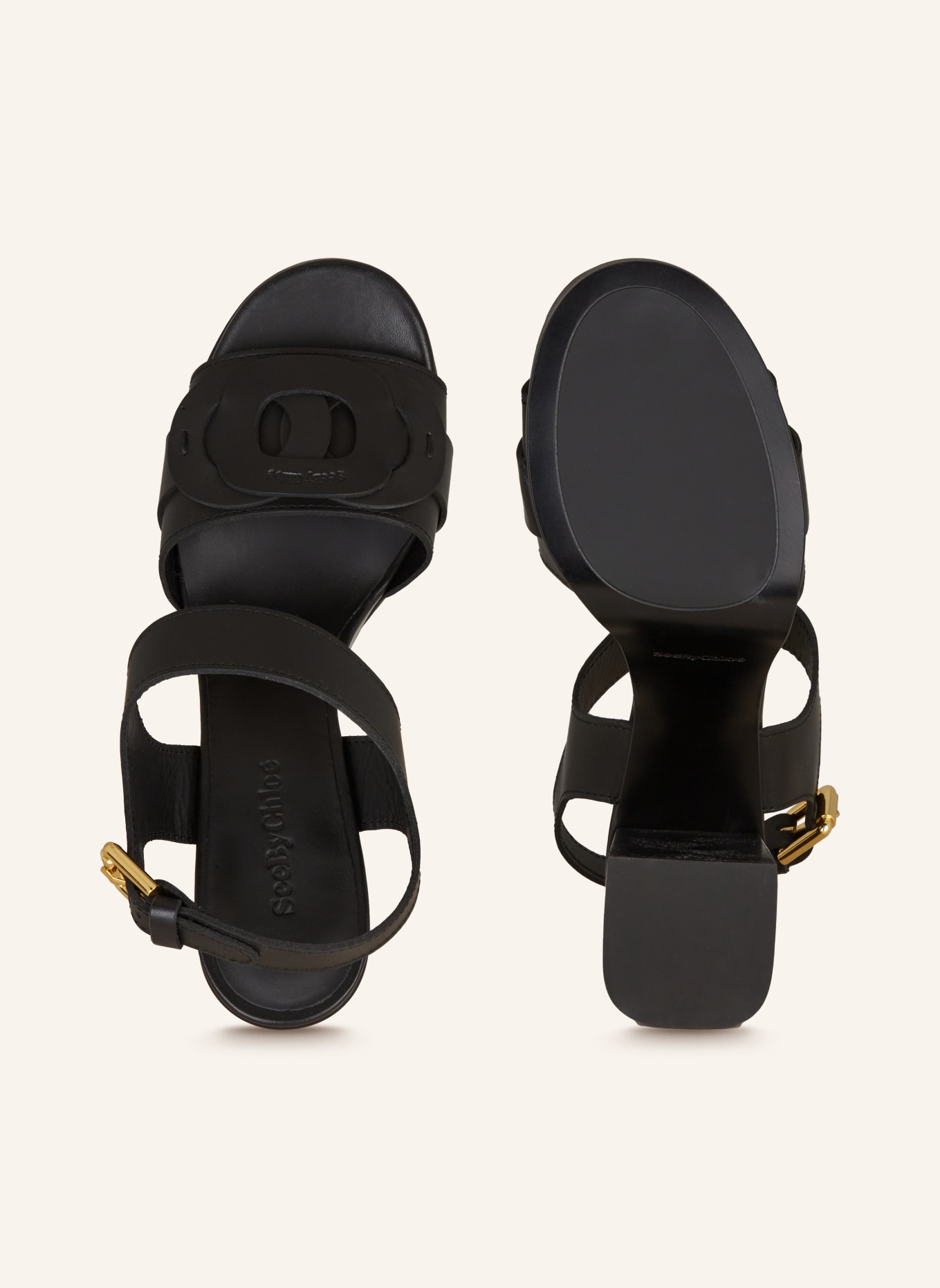 SEE BY CHLOÉ Platform sandals LOYS, Color: 999 BLACK (Image 5)