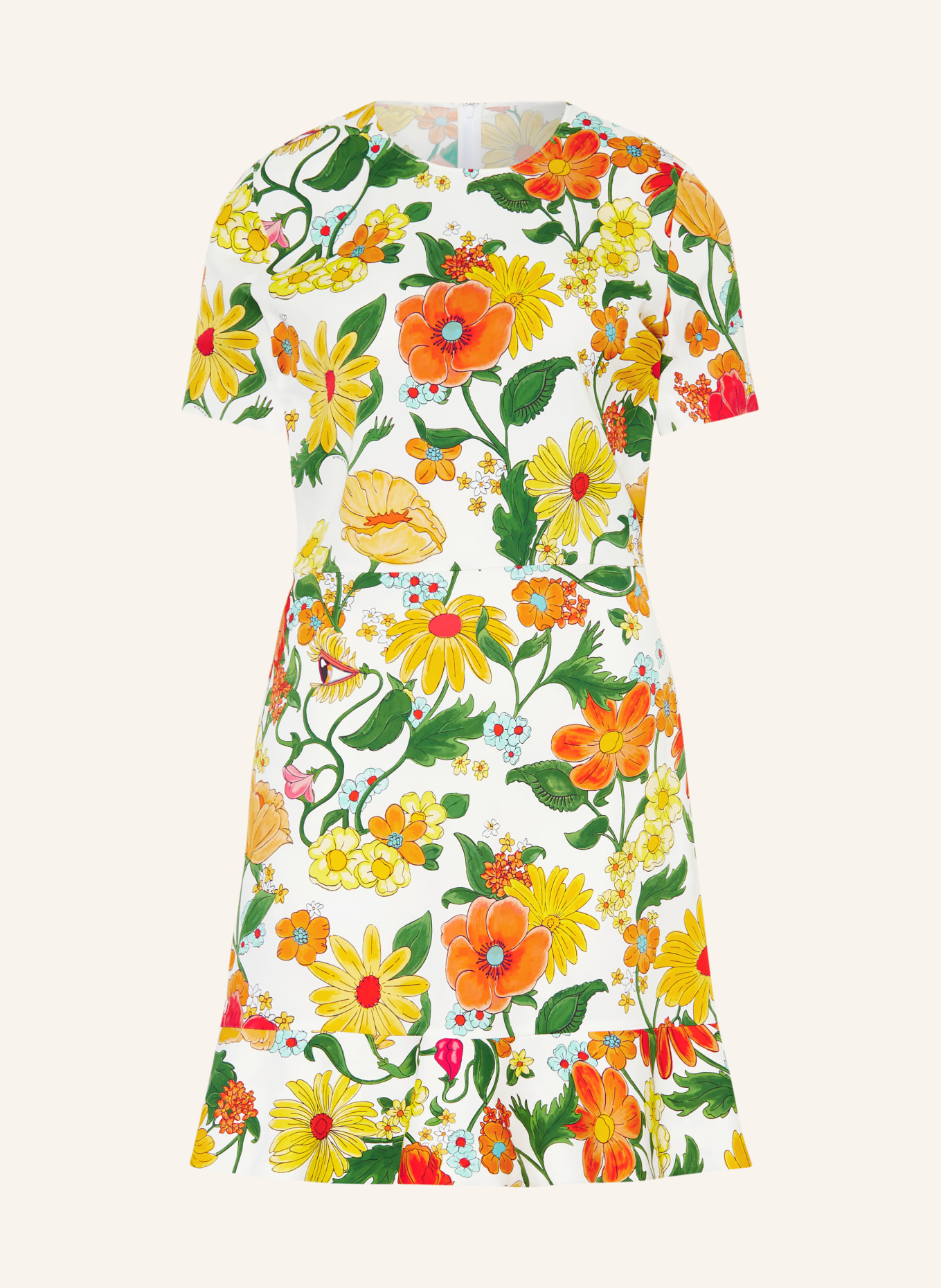 STELLA McCARTNEY Dress, Color: WHITE/ ORANGE/ YELLOW (Image 1)