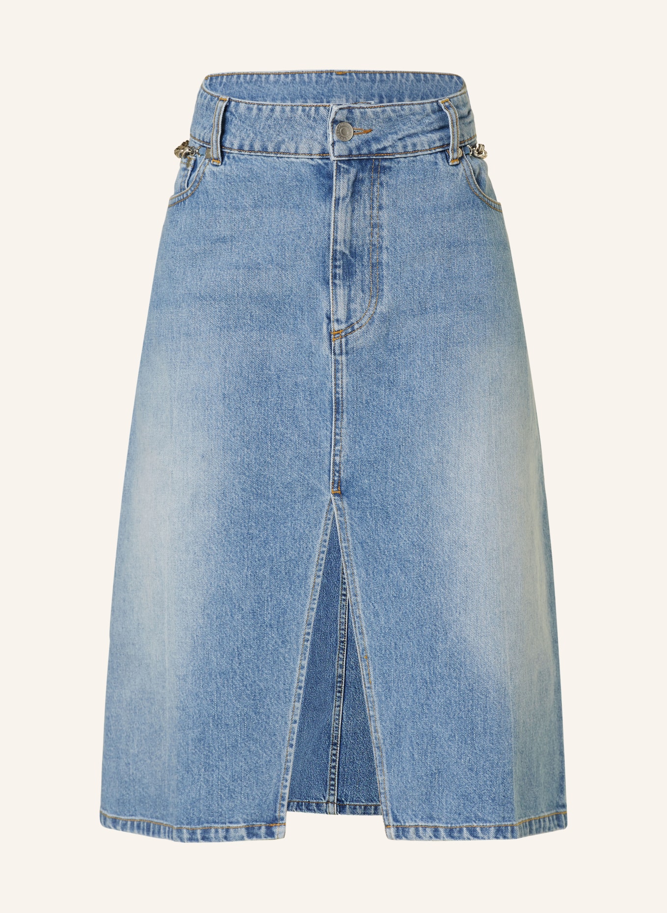 STELLA McCARTNEY Spódnica jeansowa, Kolor: 4599 MID VINTAGE BLUE (Obrazek 1)