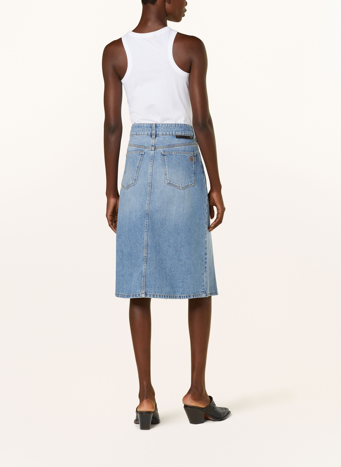 STELLA McCARTNEY Spódnica jeansowa, Kolor: 4599 MID VINTAGE BLUE (Obrazek 3)