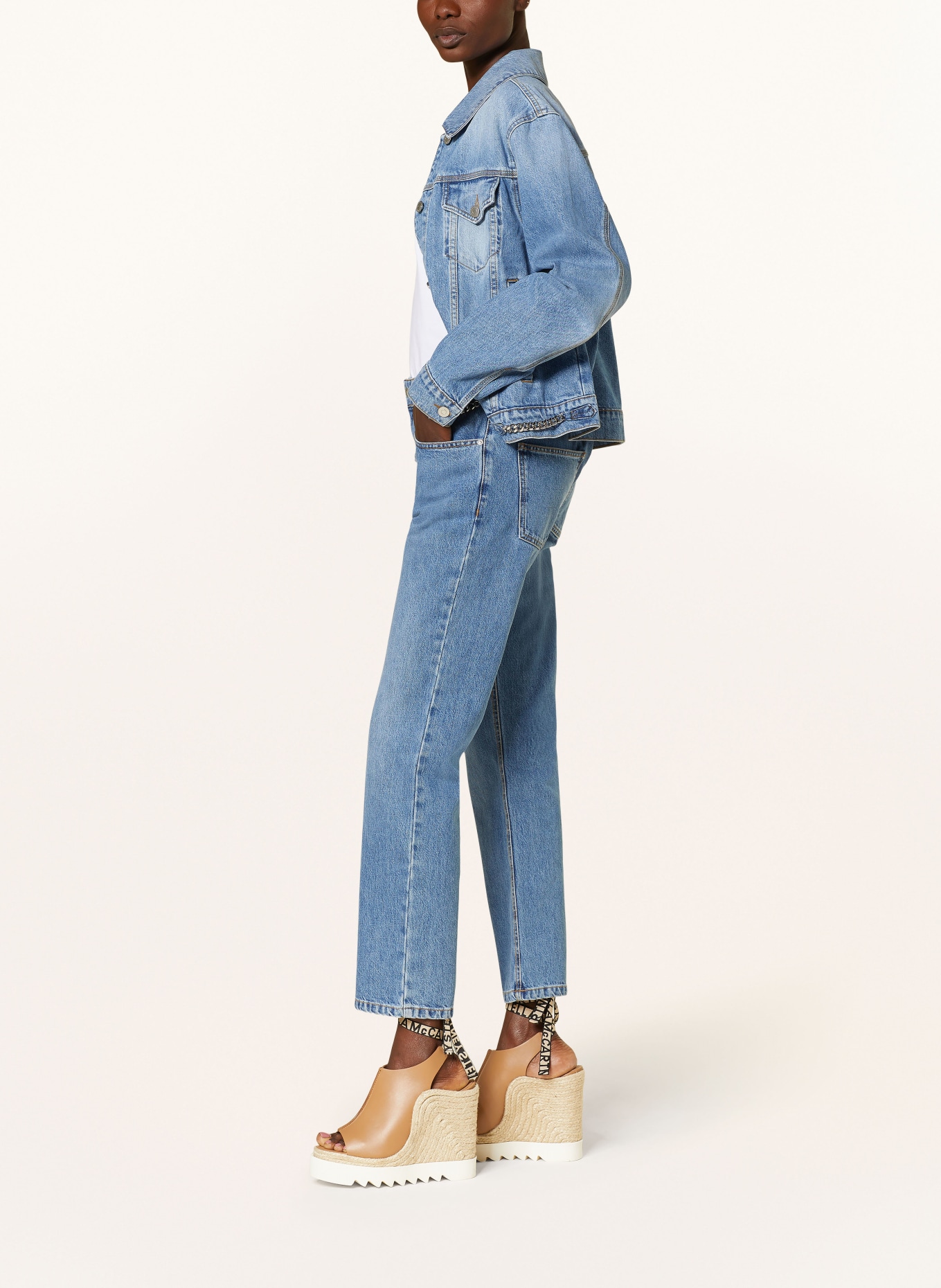STELLA McCARTNEY Jeans, Color: 4599 MID VINTAGE BLUE (Image 4)