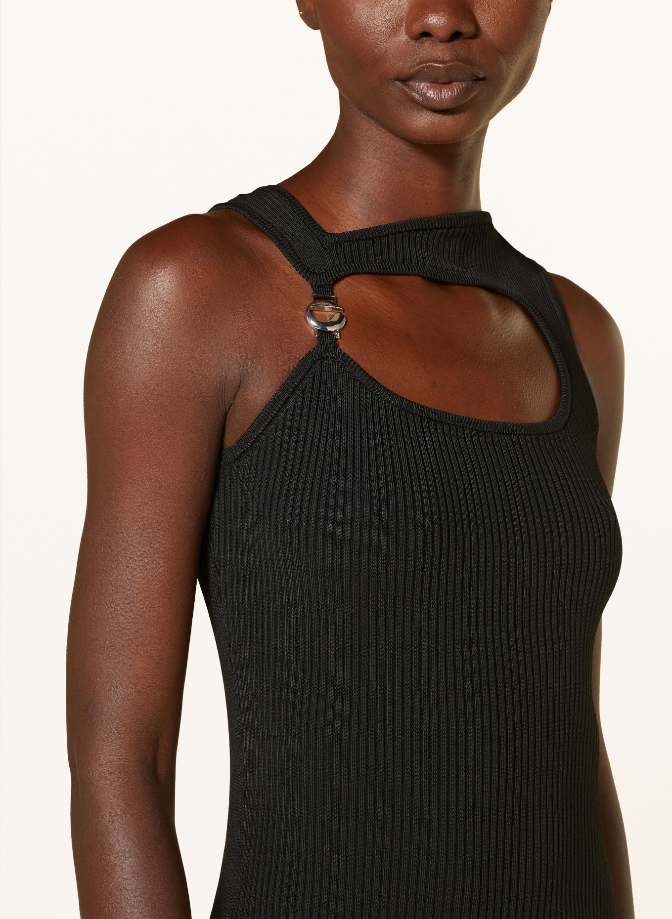 coperni Knit dress, Color: BLACK (Image 4)