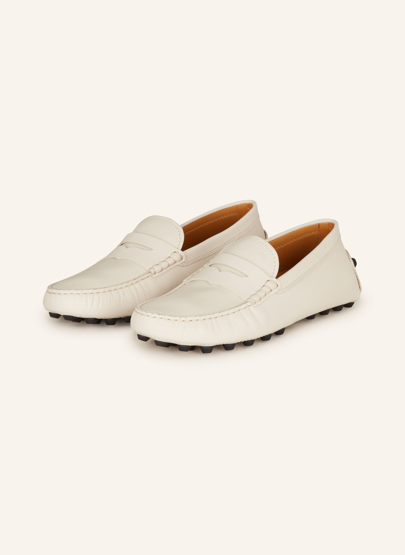 TOD'S Moccasins GOMMINO, Color: CREAM (Image 1)