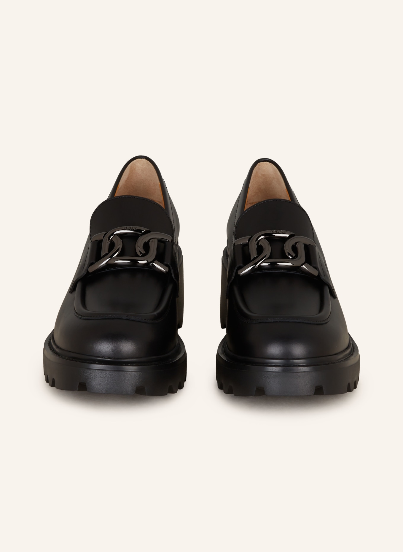 TOD'S Platform loafers GOMMA CARRO, Color: BLACK (Image 3)