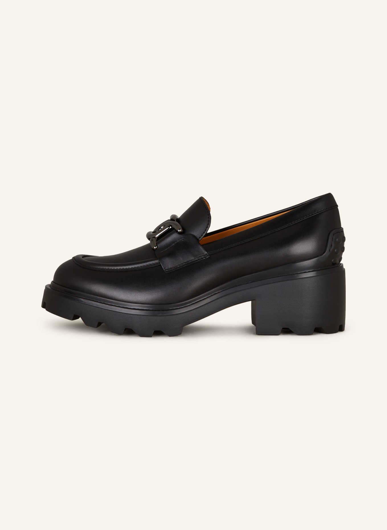 TOD'S Platform loafers GOMMA CARRO, Color: BLACK (Image 4)