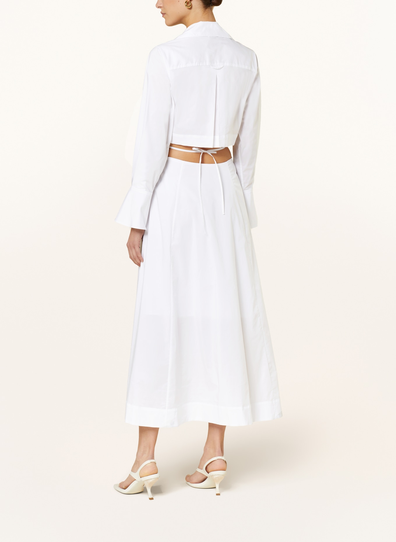 SIMKHAI Dress ALEX with cut-outs, Color: WHITE (Image 3)
