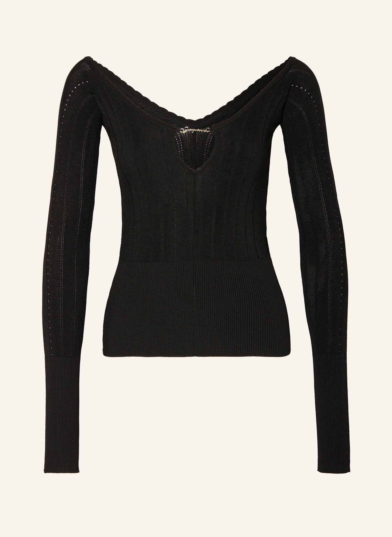 JACQUEMUS Pullover LE HAUT PRALU, Farbe: SCHWARZ (Bild 1)