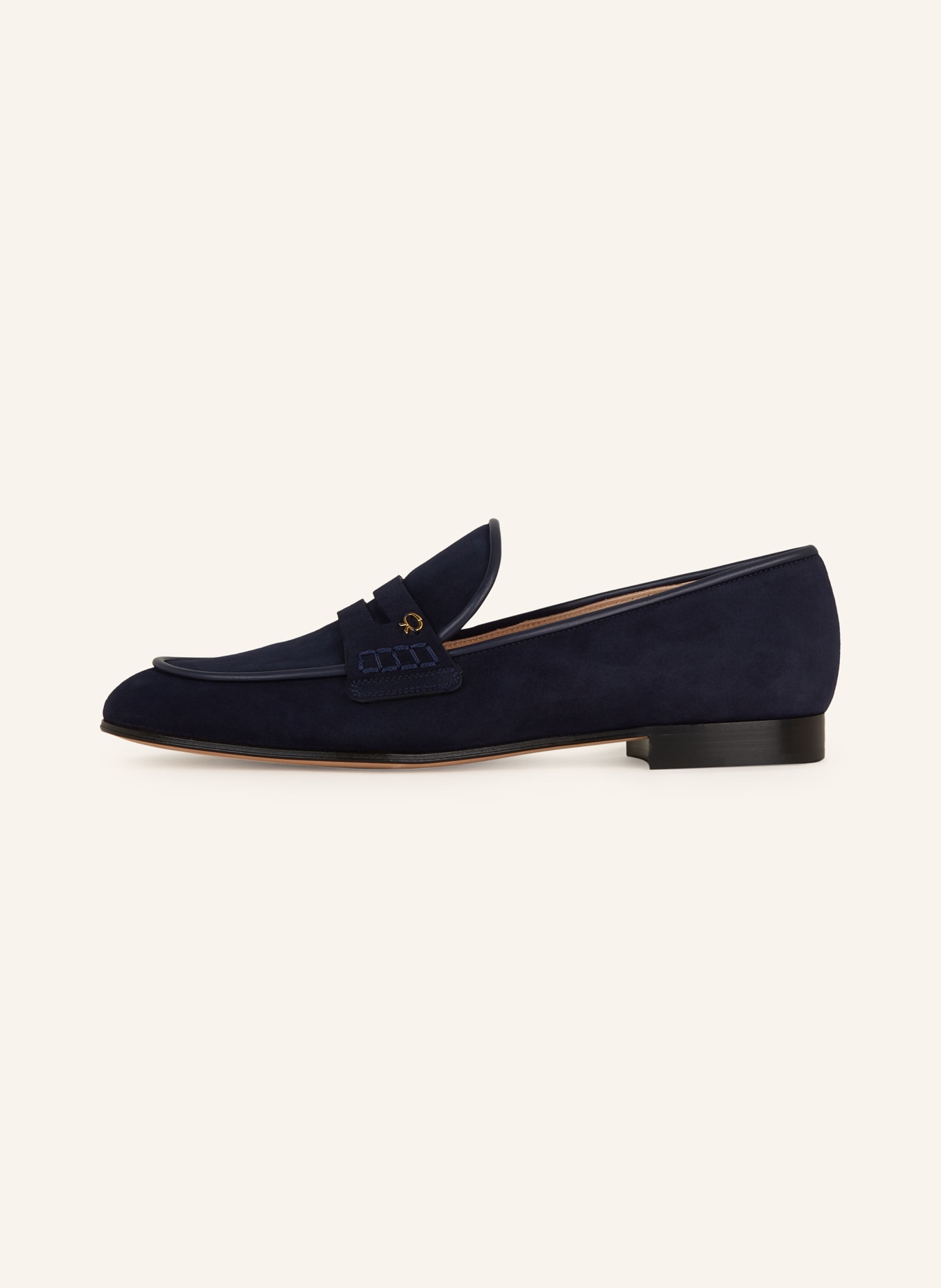 Gianvito Rossi Penny loafers, Color: DARK BLUE (Image 4)