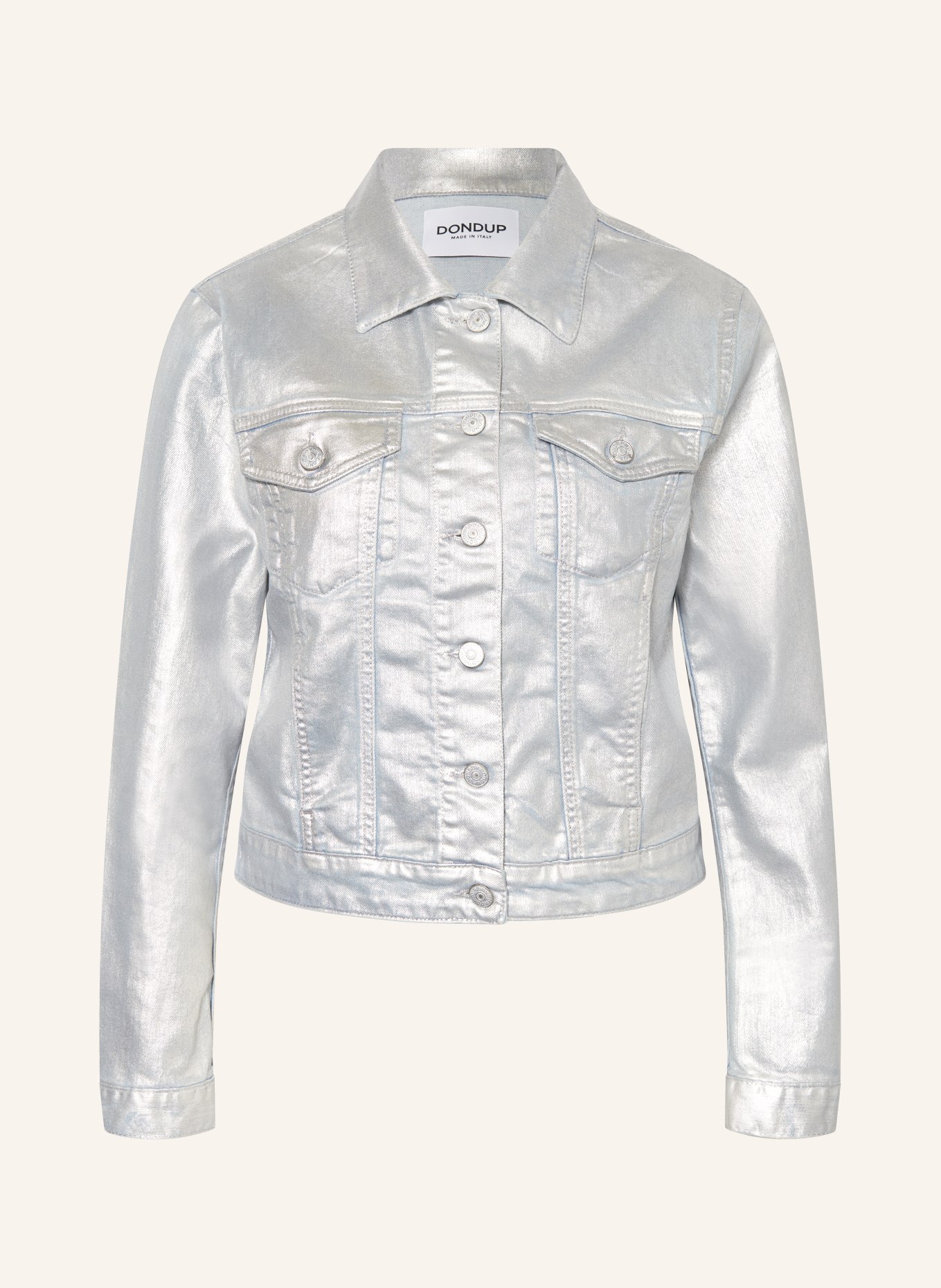 Dondup Denim jacket, Color: SILVER (Image 1)