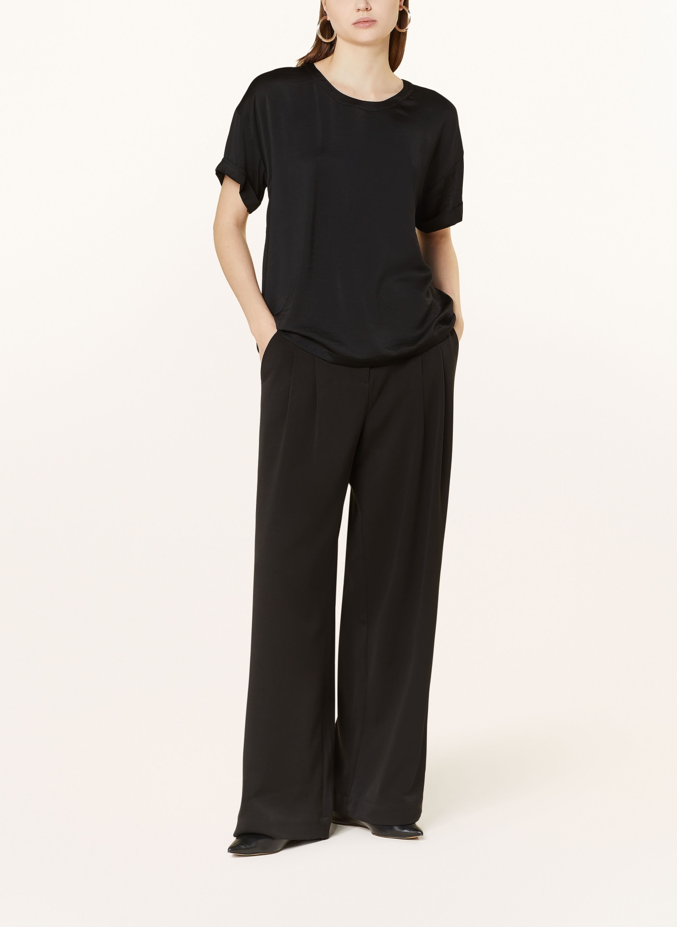 MSCH COPENHAGEN Shirt blouse MSCHMALUCA, Color: BLACK (Image 2)